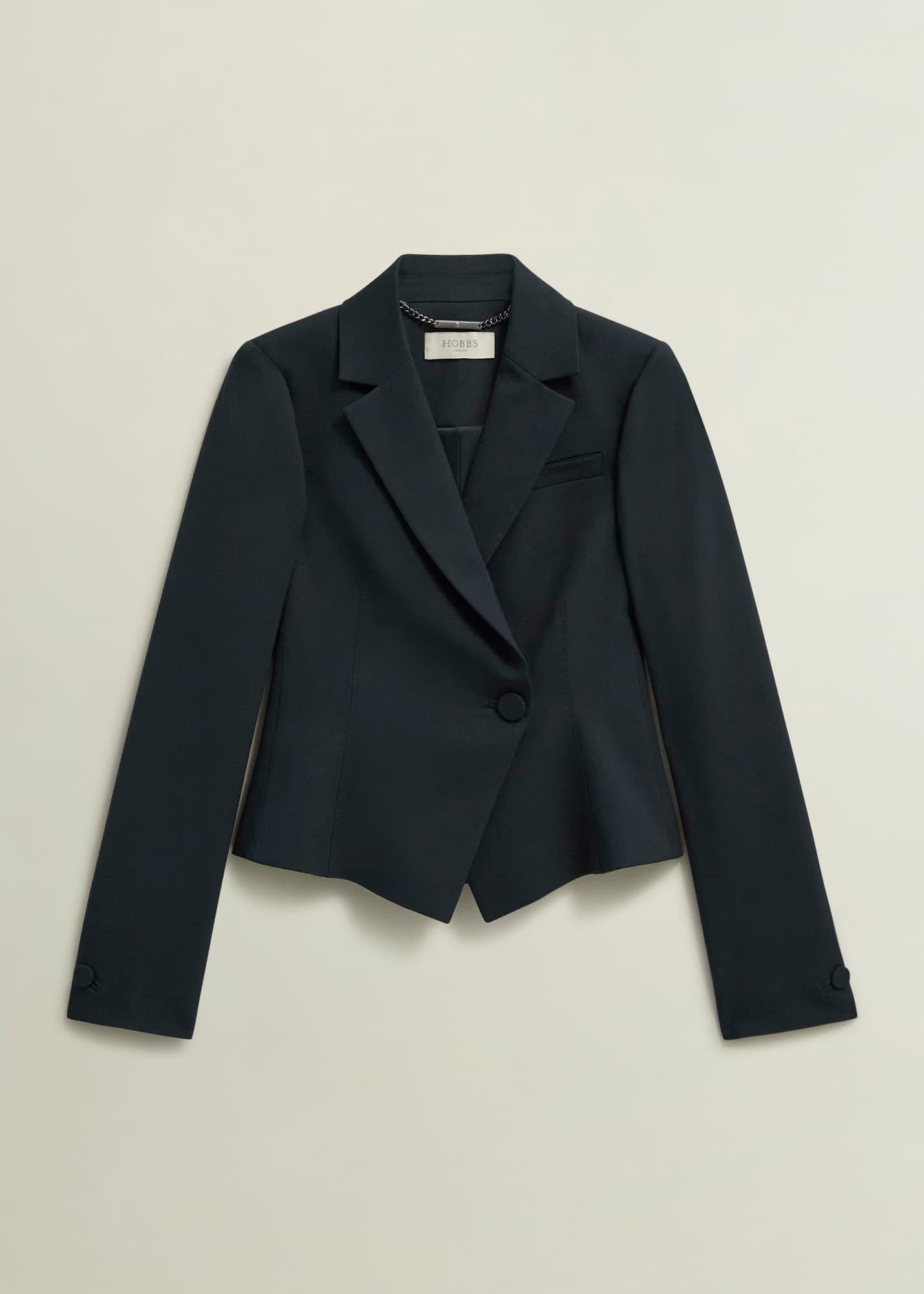 Linda Fitted Jacket, Deep Pine Green, hi-res