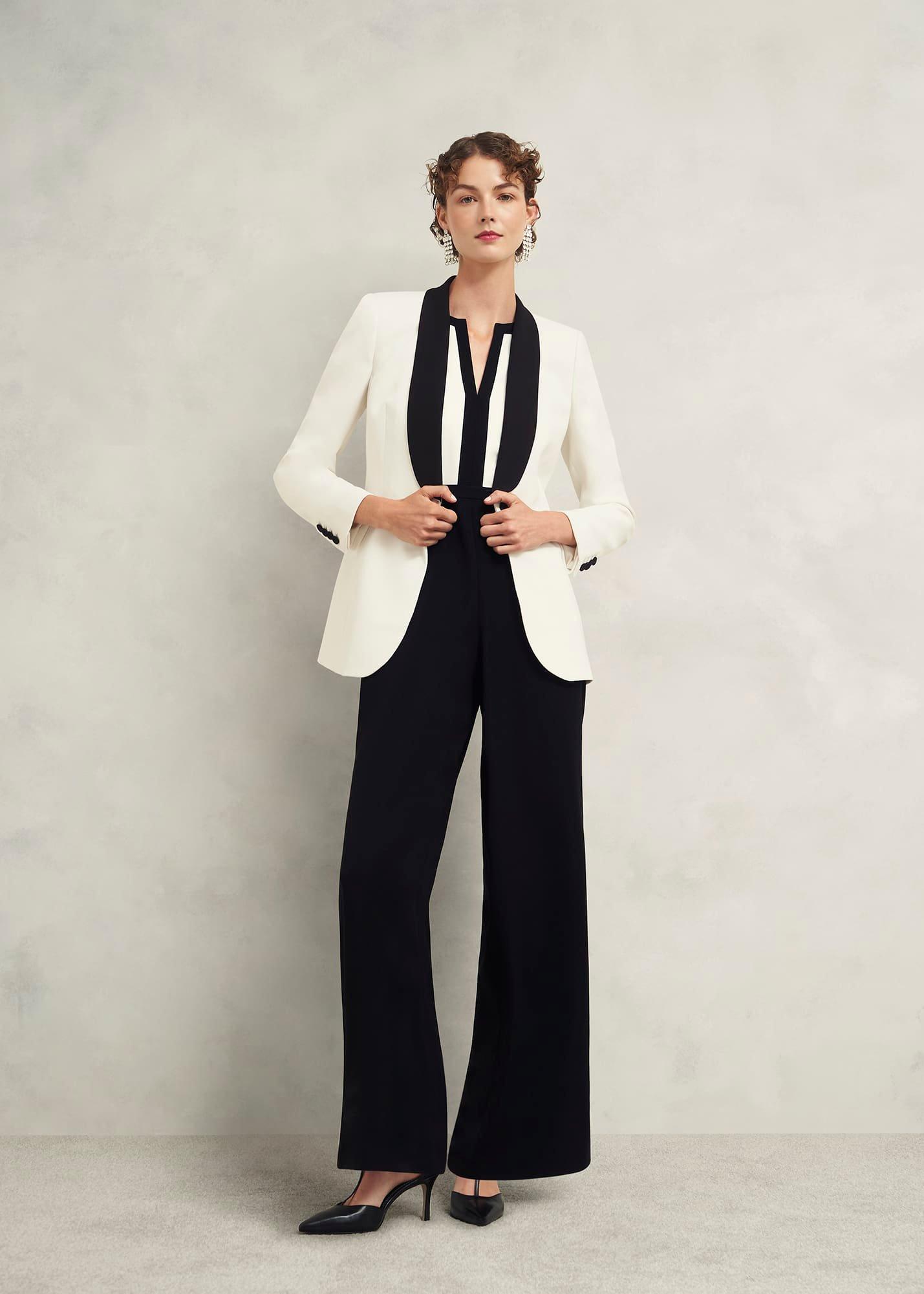 Charlecote Jacket, Ivory Black, hi-res