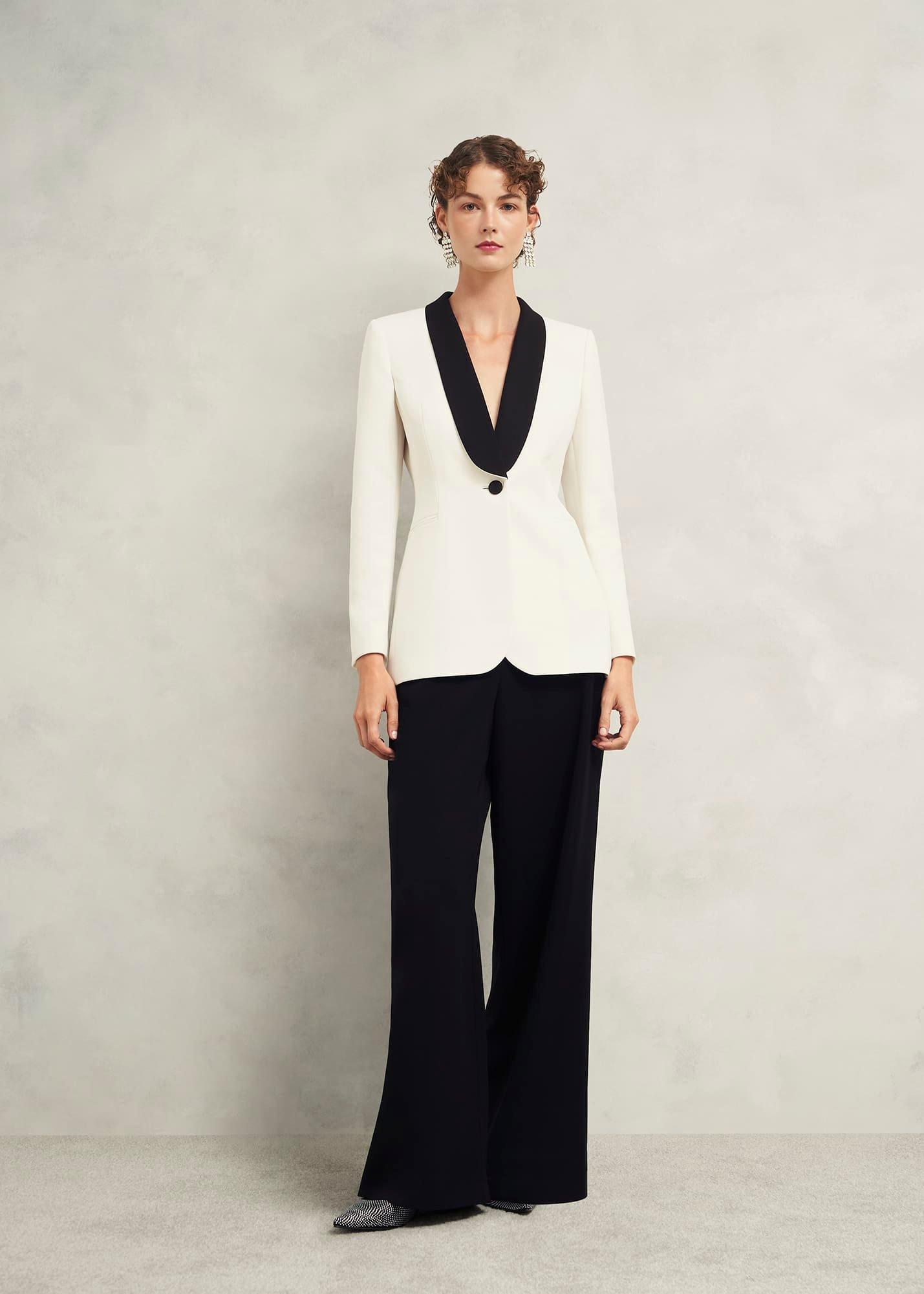 Charlecote Jacket, Ivory Black, hi-res