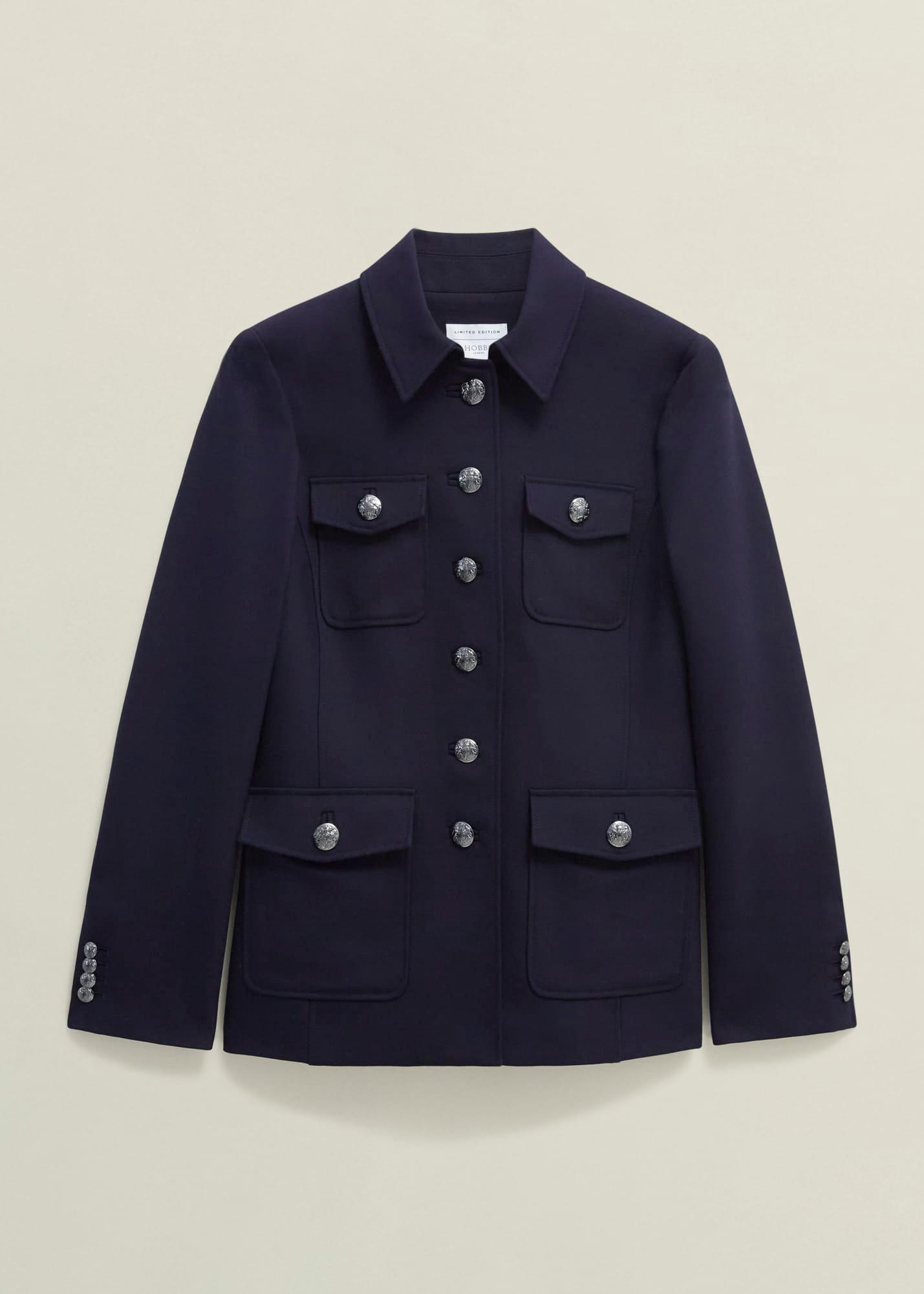 Dorney Jacket With Wool, Navy, hi-res