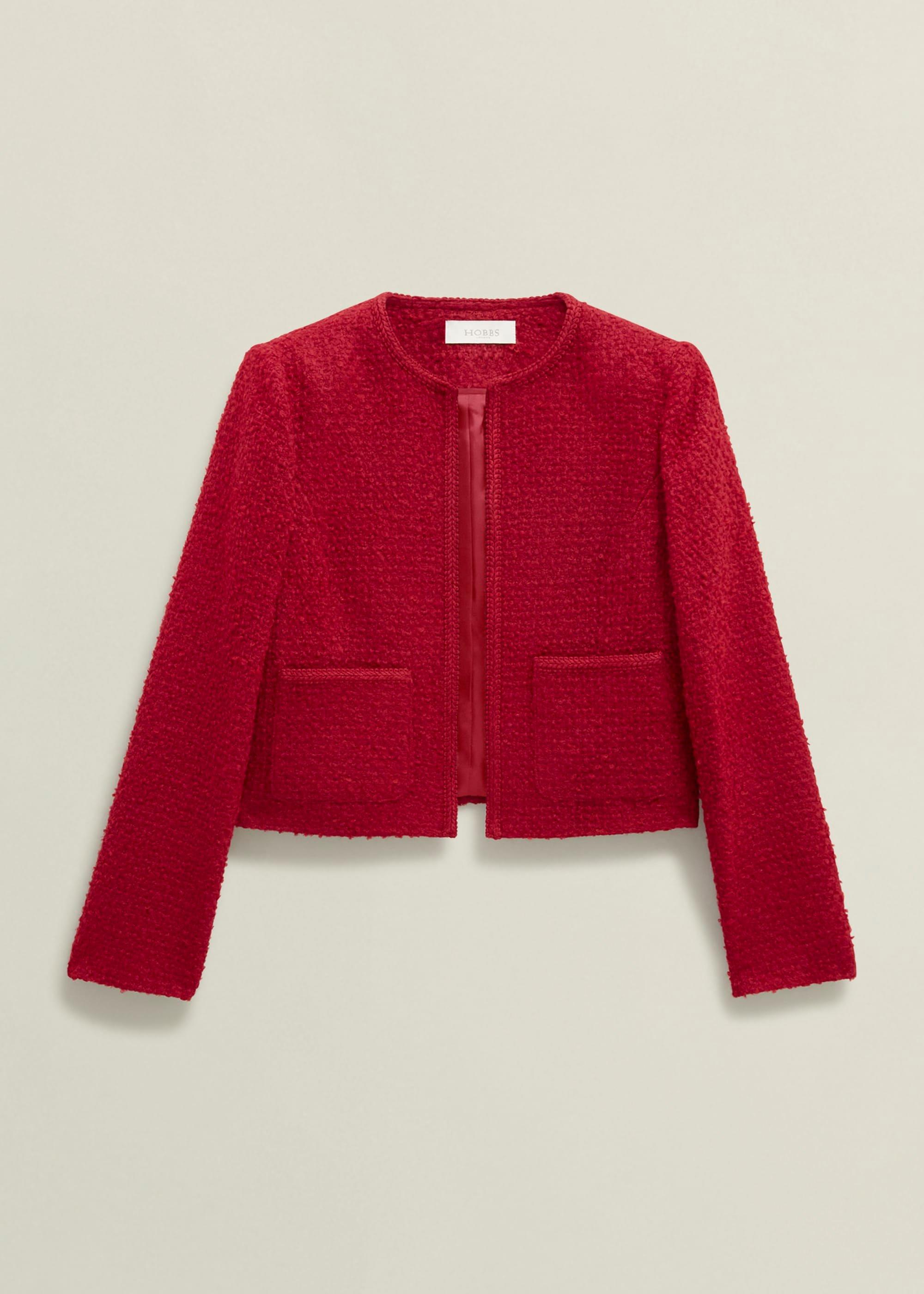 Rosa Jacket With Wool, Rowan Red, hi-res