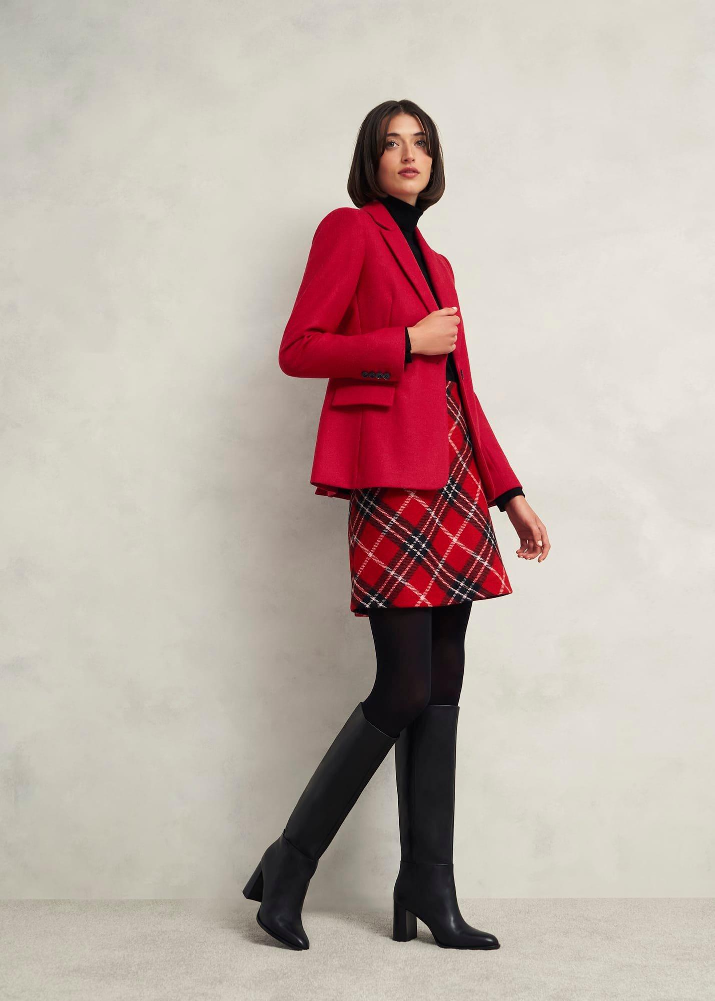 Jess Wool Jacket, Pomegranate Red, hi-res