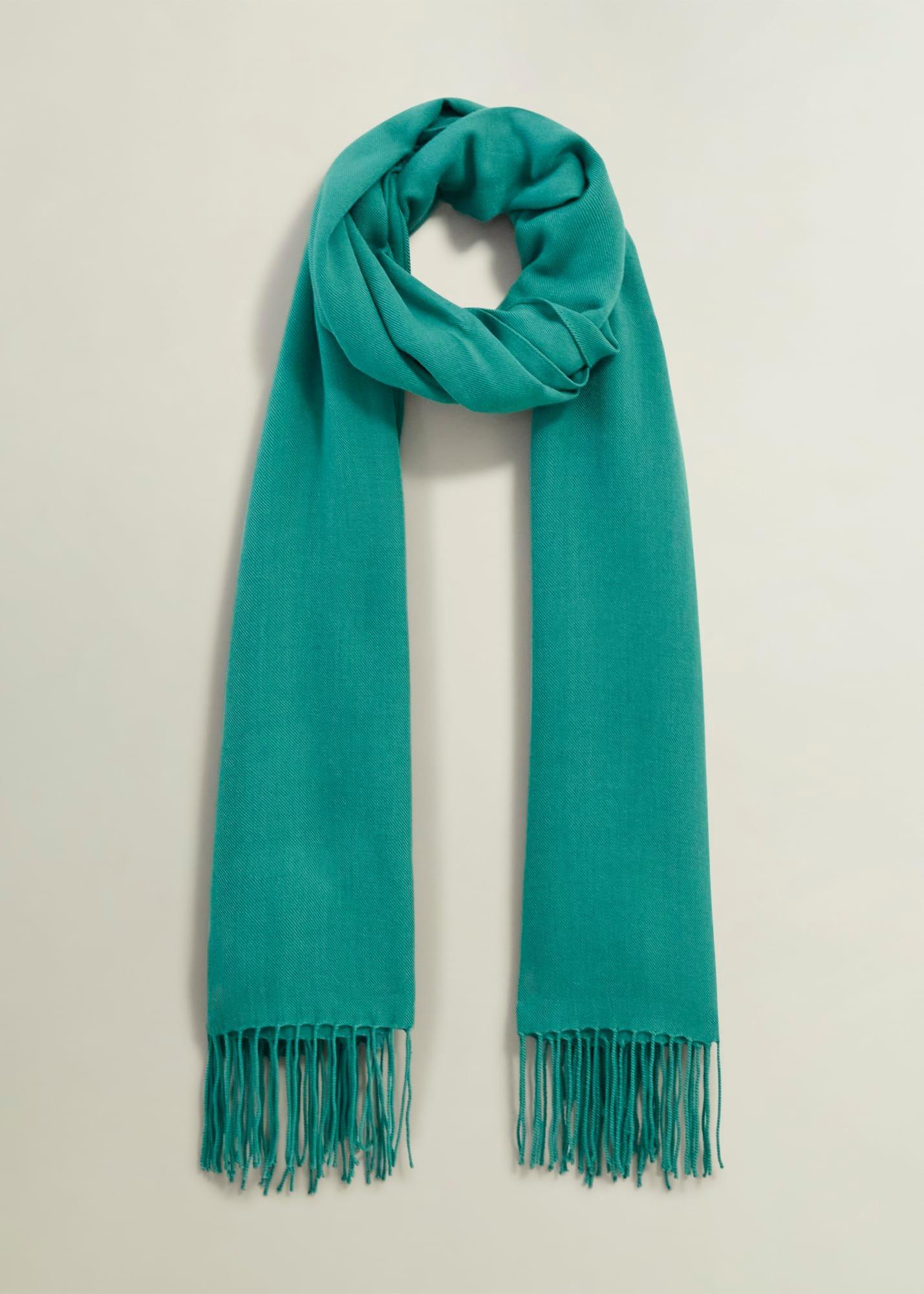 Matilda Scarf, Deep Aqua Green, hi-res