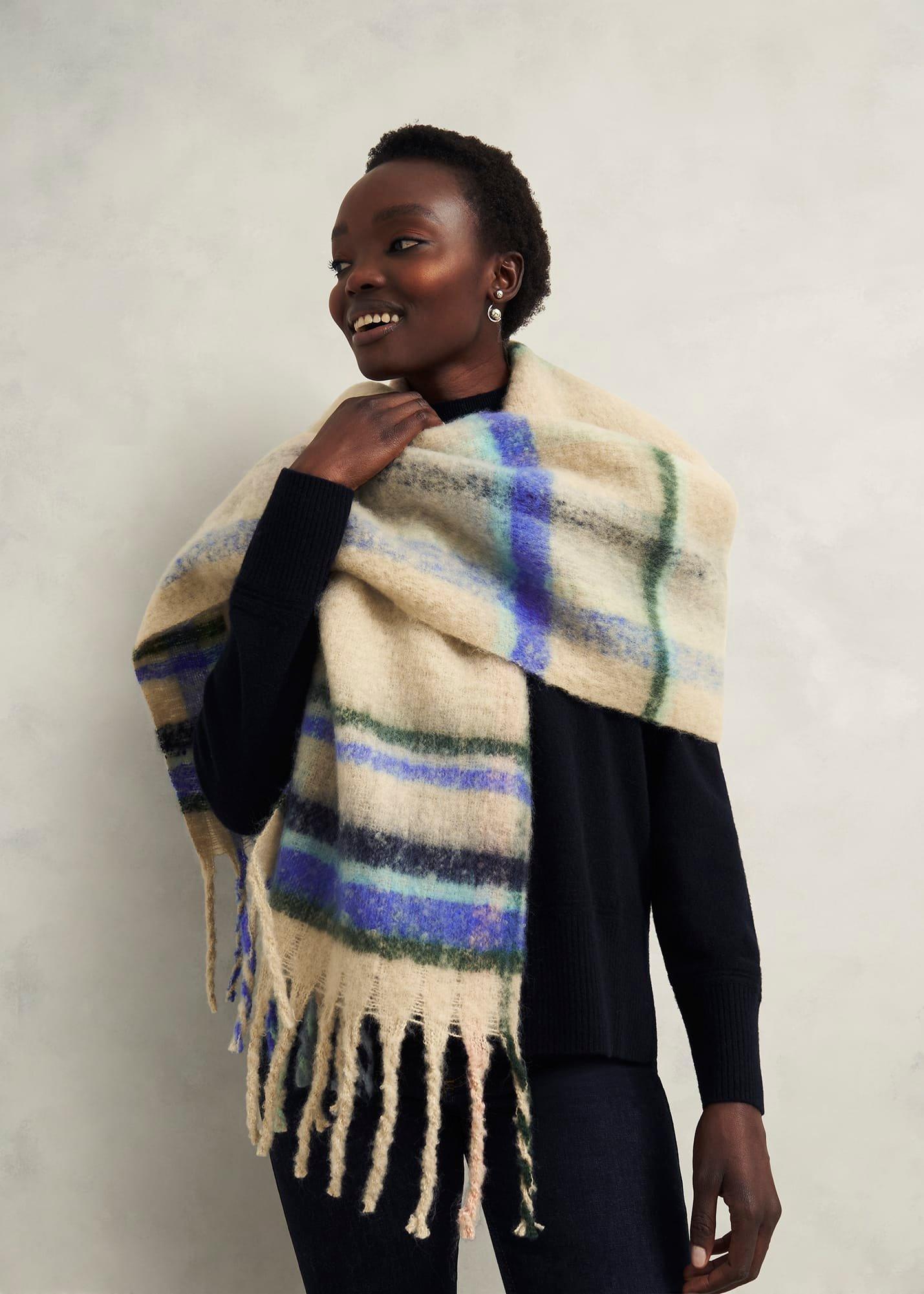 Helen Scarf, Beige Multi, hi-res