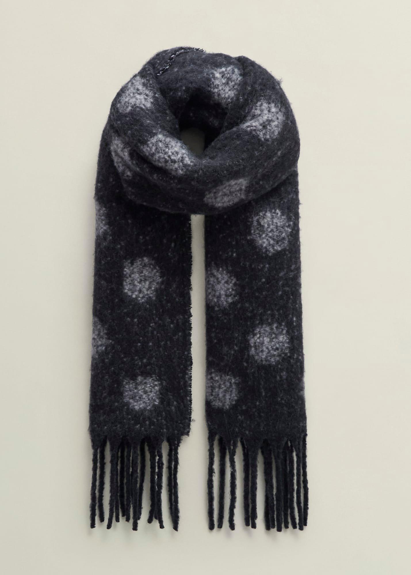 Mona Scarf, Black Grey, hi-res