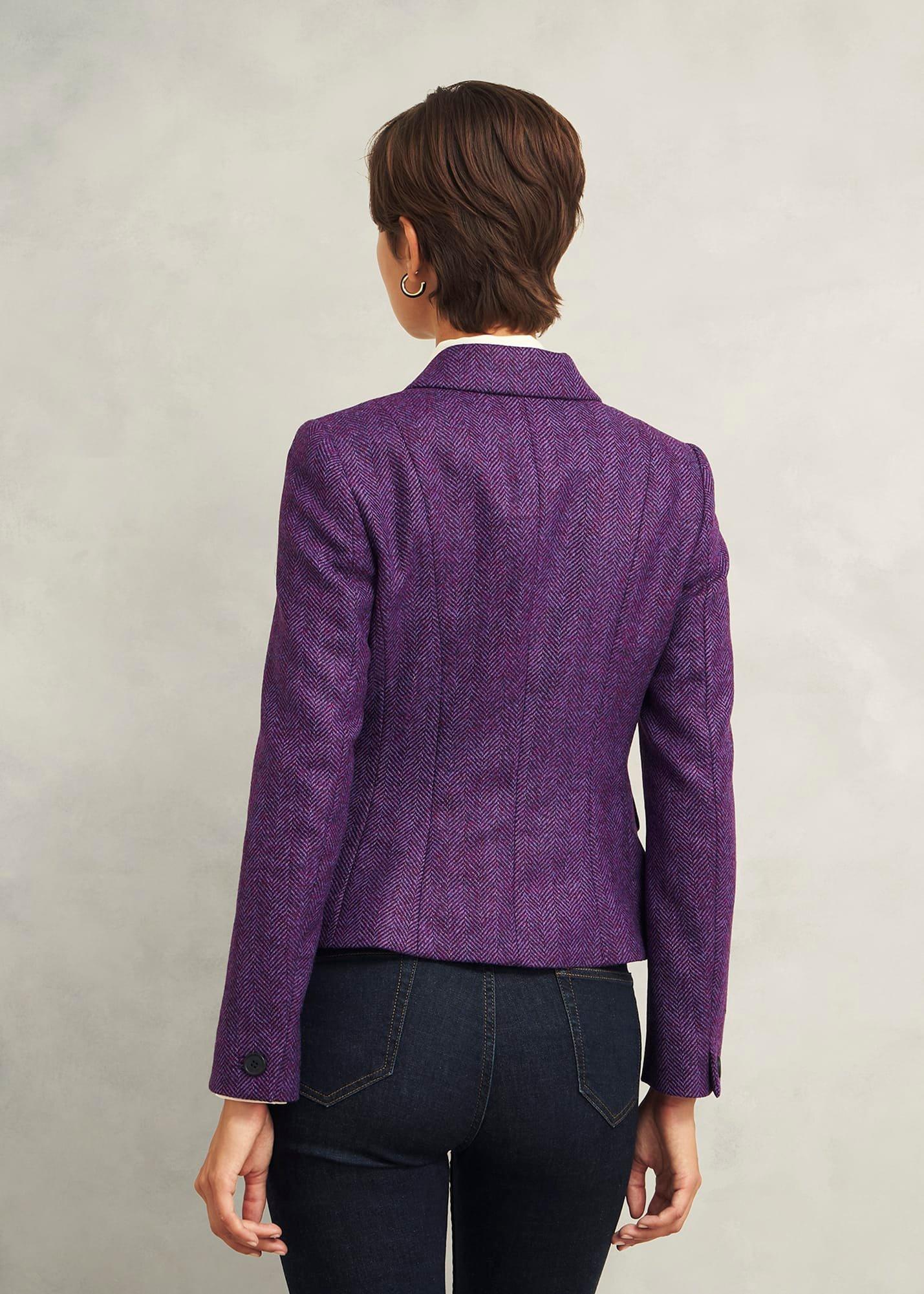 Daniella Wool Jacket, Purple Multi, hi-res