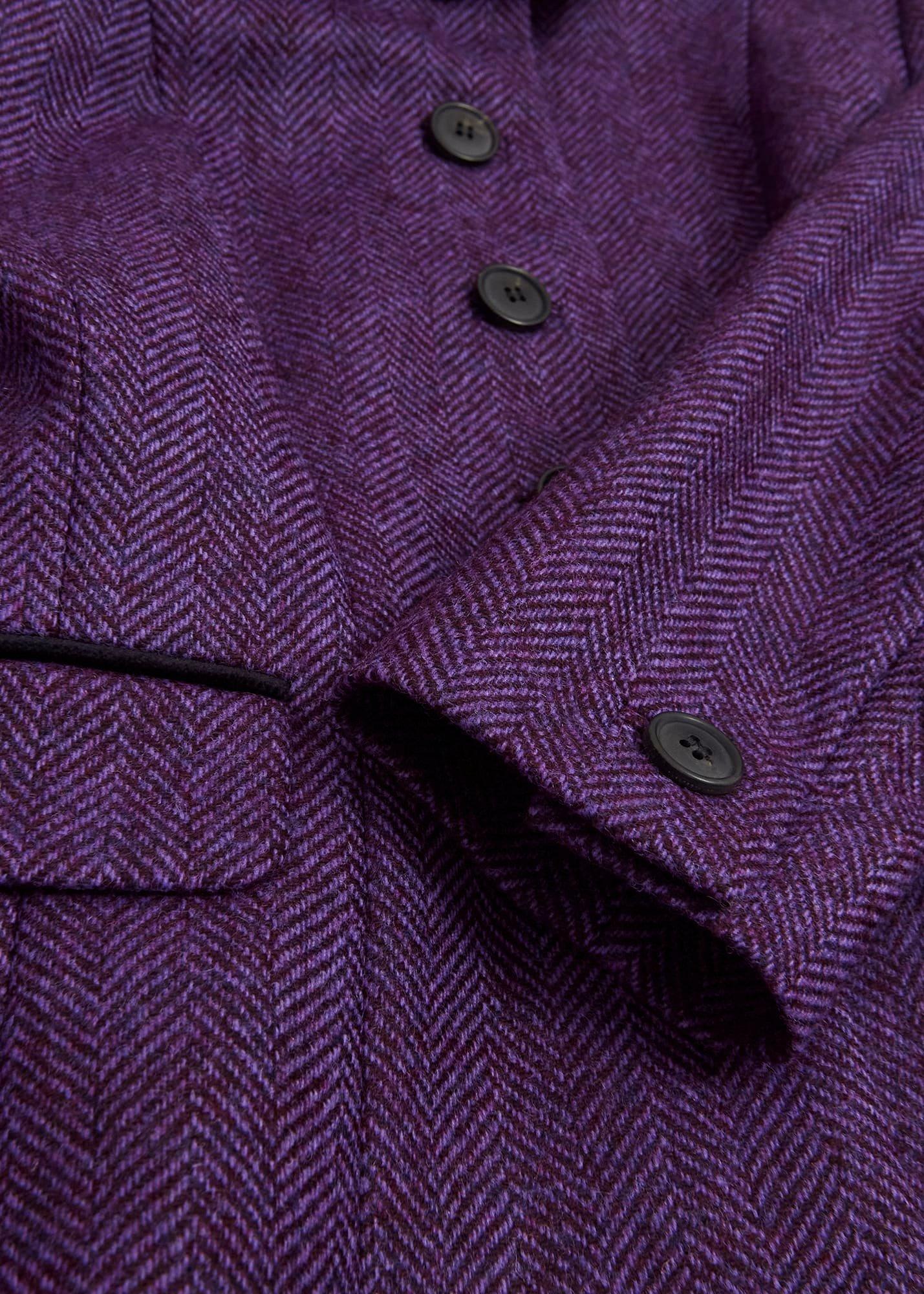Daniella Wool Jacket, Purple Multi, hi-res