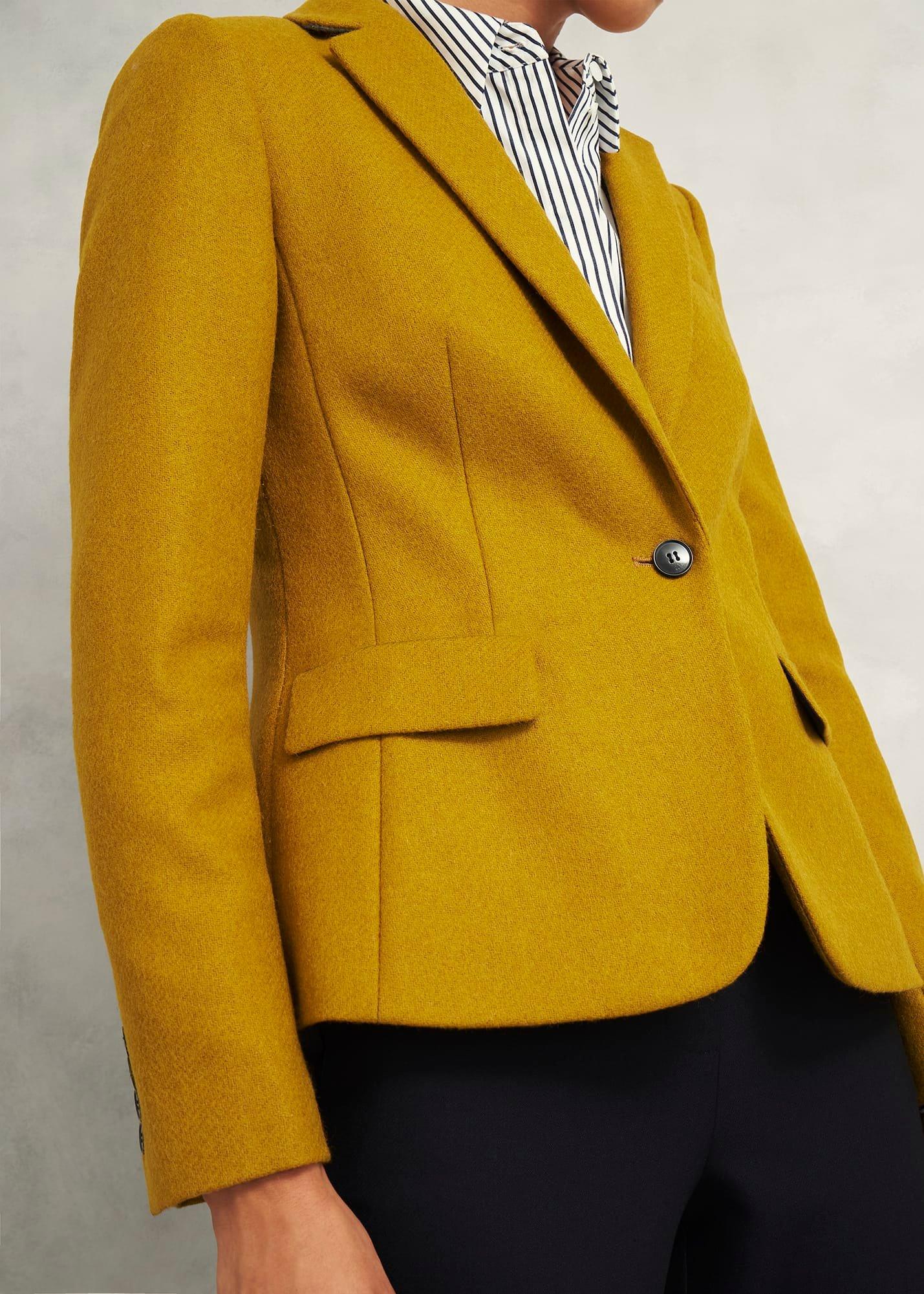 Blake Wool Jacket, Ochre, hi-res