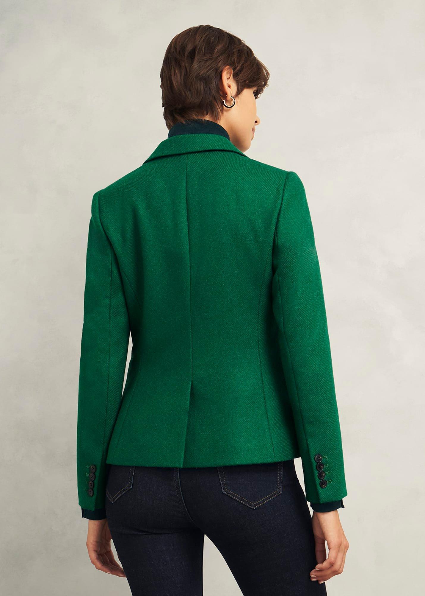 Petite Blake Wool Jacket, Agate Green, hi-res