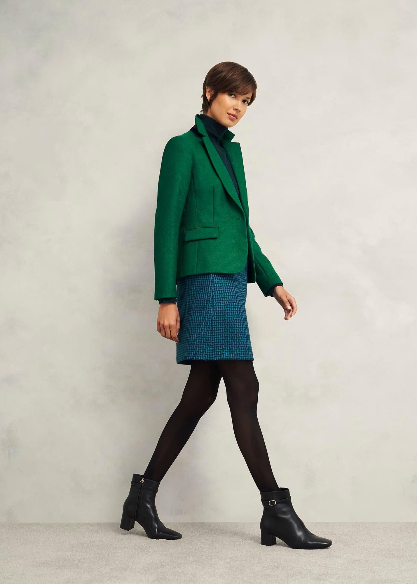 Petite Blake Wool Jacket, Agate Green, hi-res