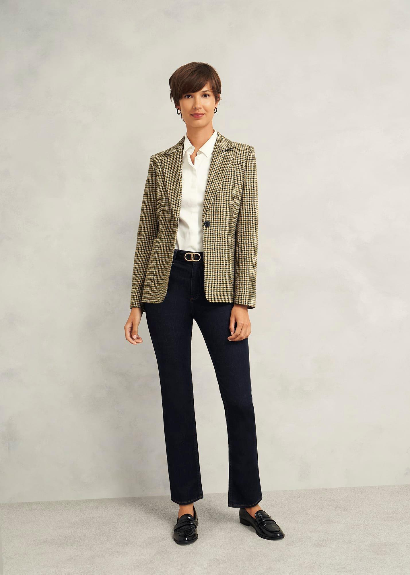 Lilla Wool Jacket, Brown Multi, hi-res