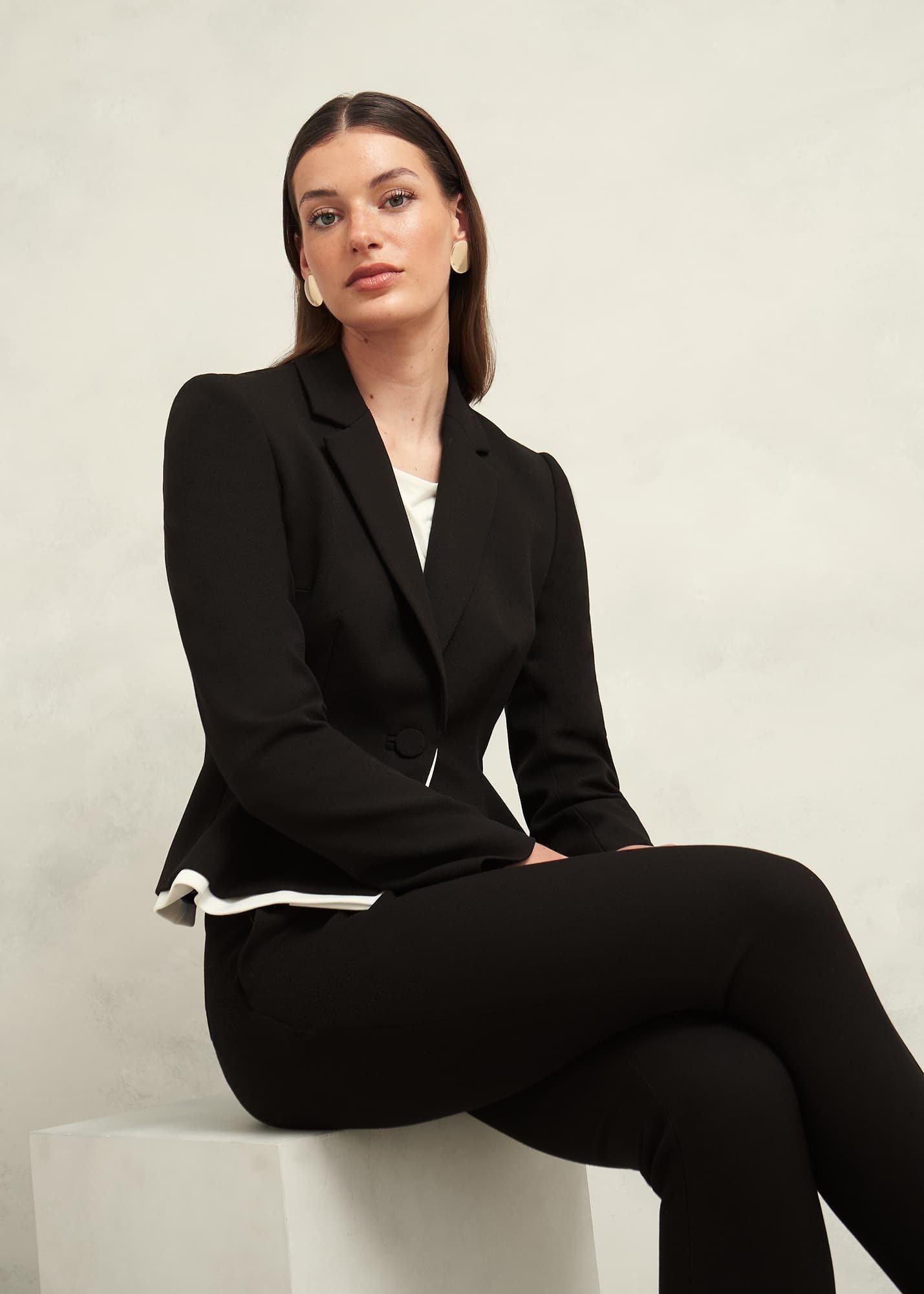 Harmony Jacket, Black Ivory, hi-res