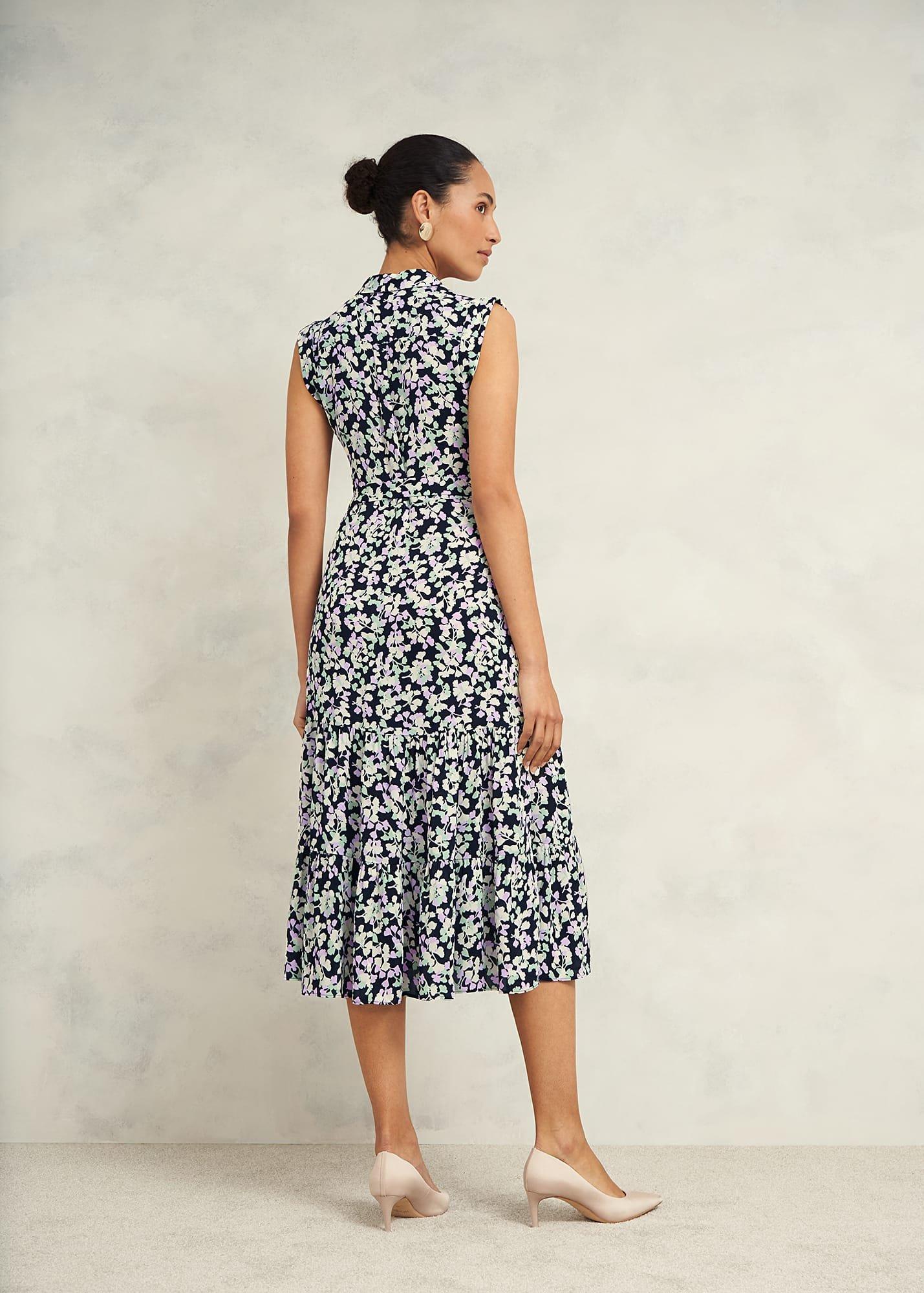 Petite Esme Dress, Navy Multi, hi-res