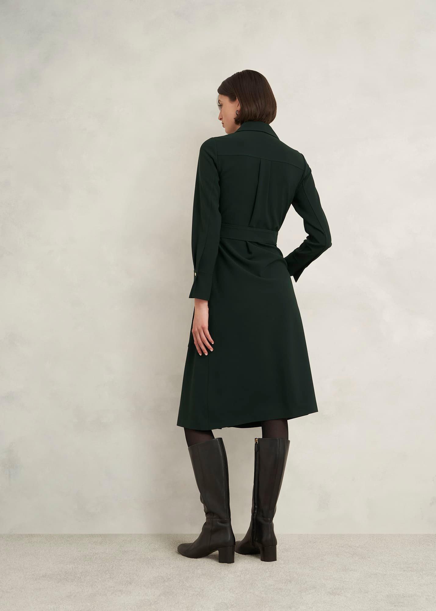 Petite Pricilla Dress, Rich Green, hi-res