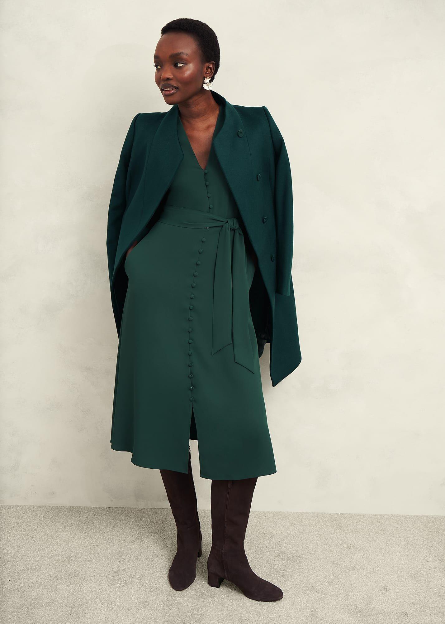 Magnolia Dress, Bay Green, hi-res