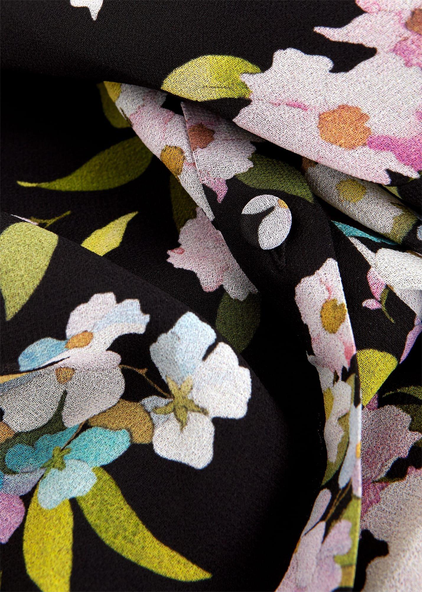 Petite Erica Dress, Black Multi, hi-res