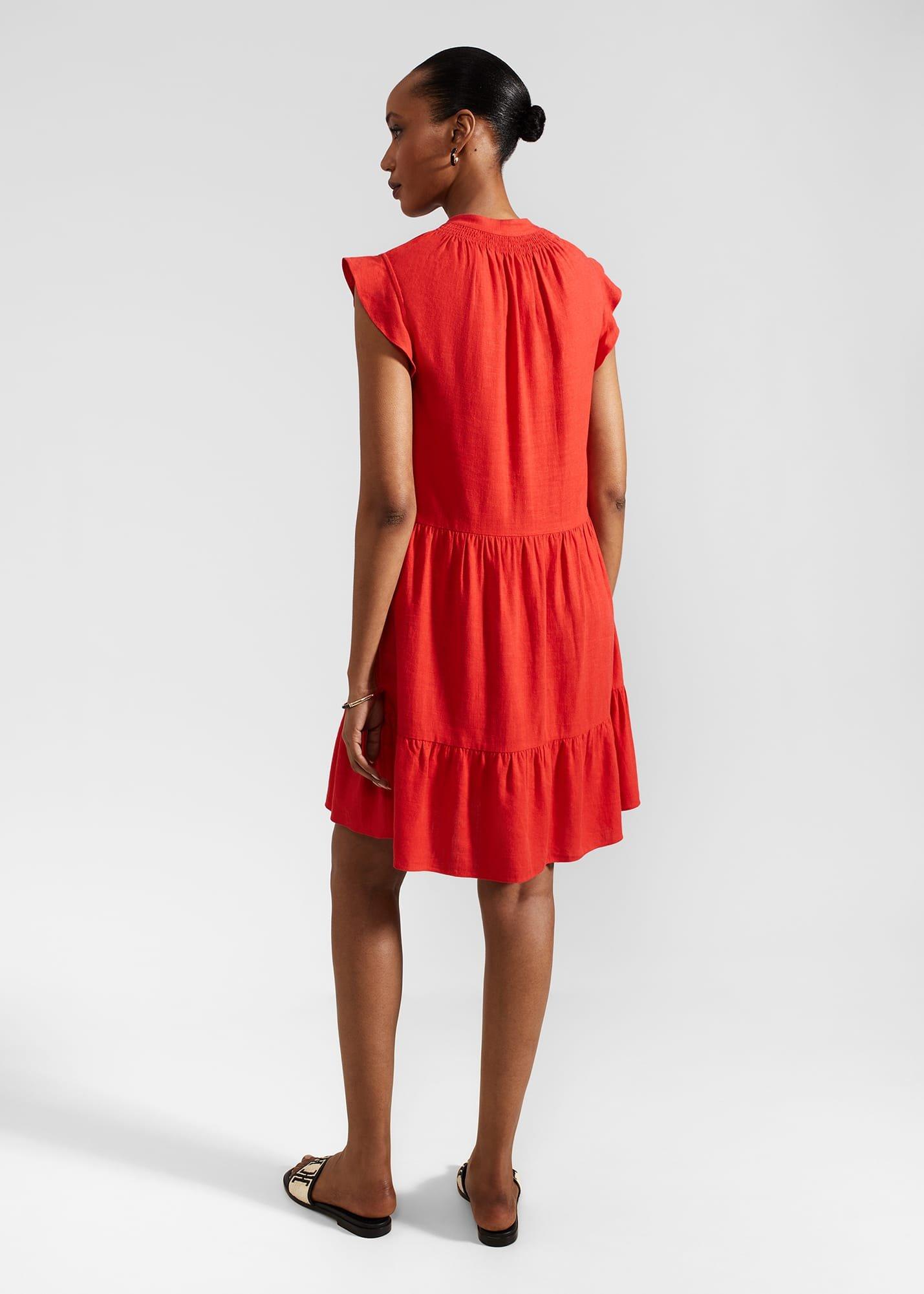 Estella Dress, Scarlet Red, hi-res