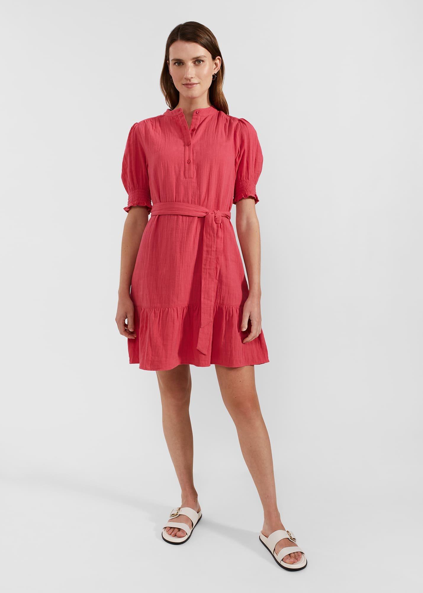 Iza Dress, Wild Berry Pink, hi-res