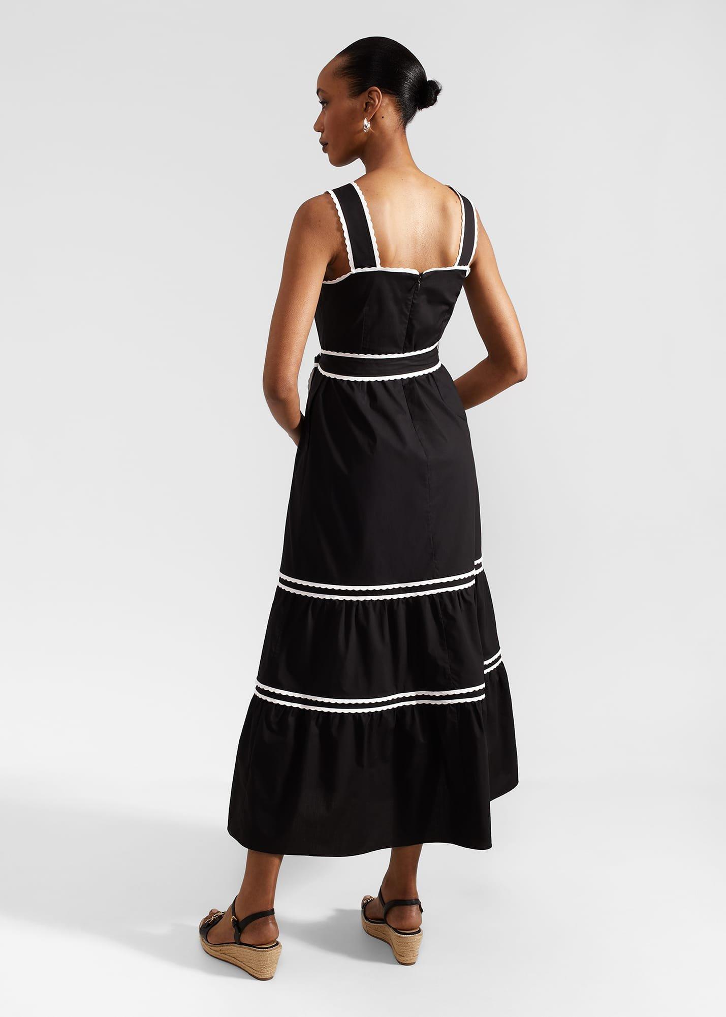 Chloe Dress, Black Ivory, hi-res
