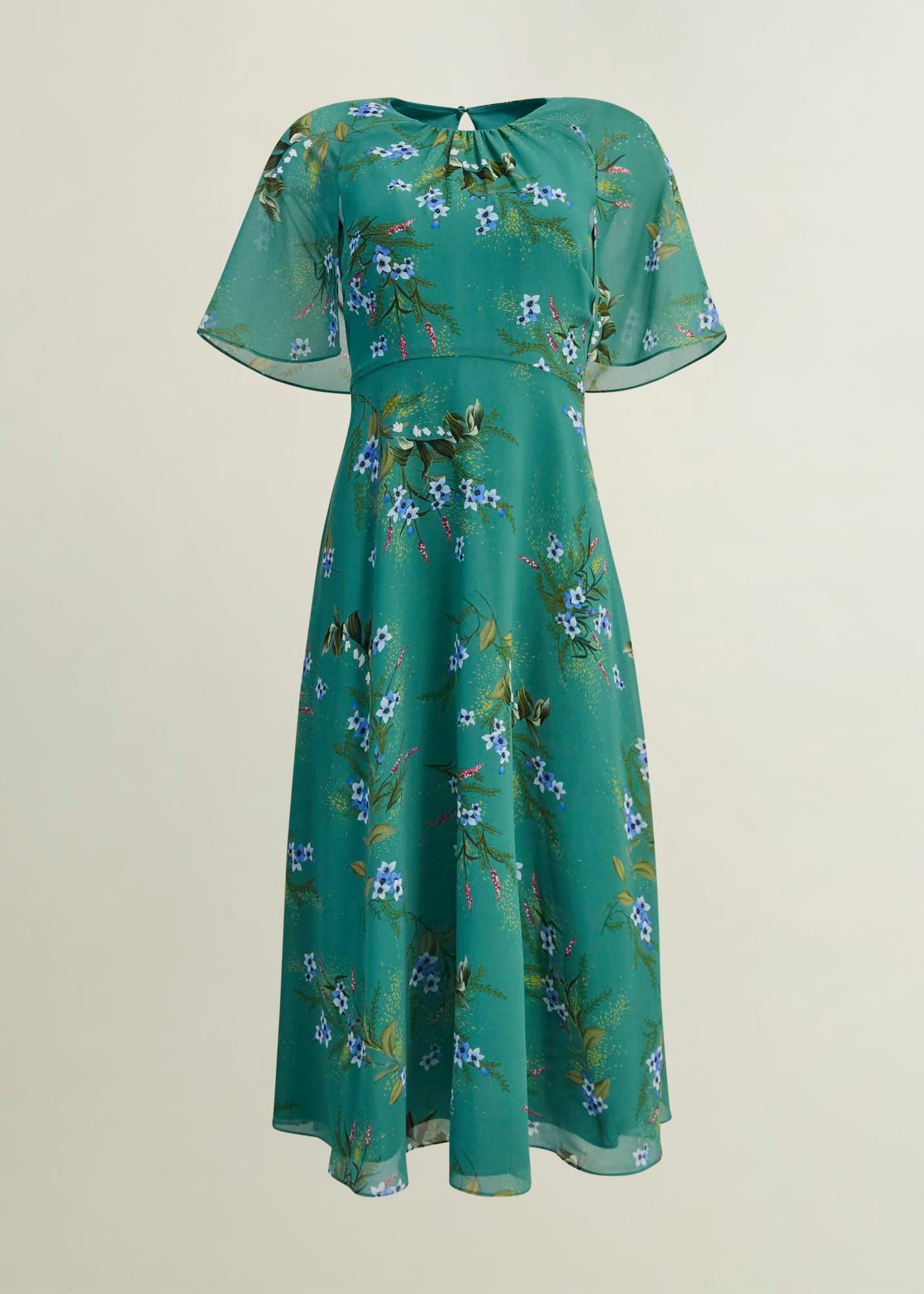 Jaida Dress, Green Multi, hi-res