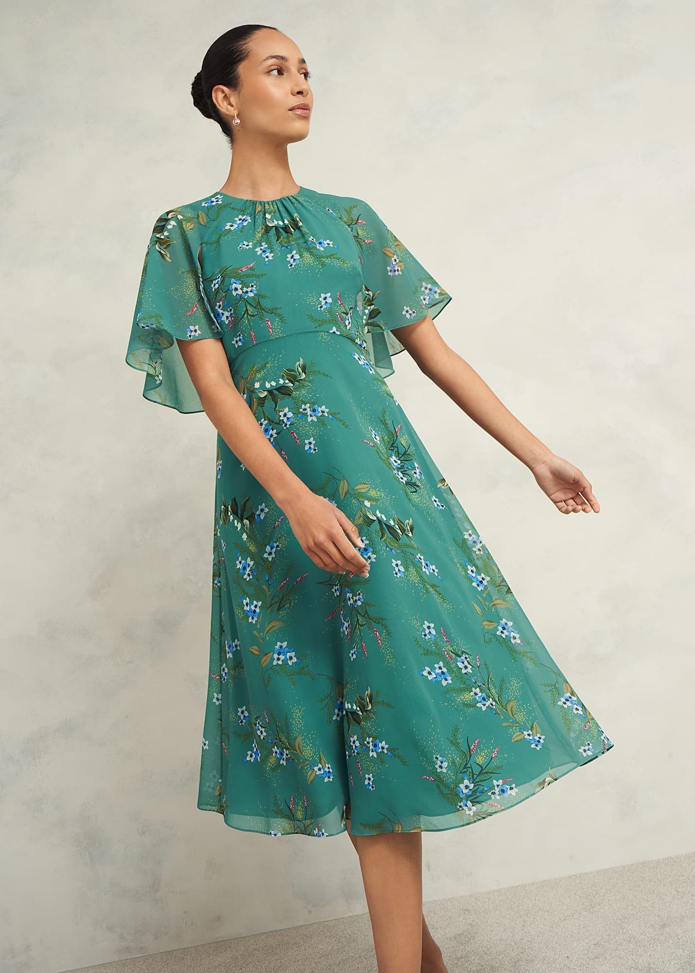 Jaida Dress, Green Multi, hi-res