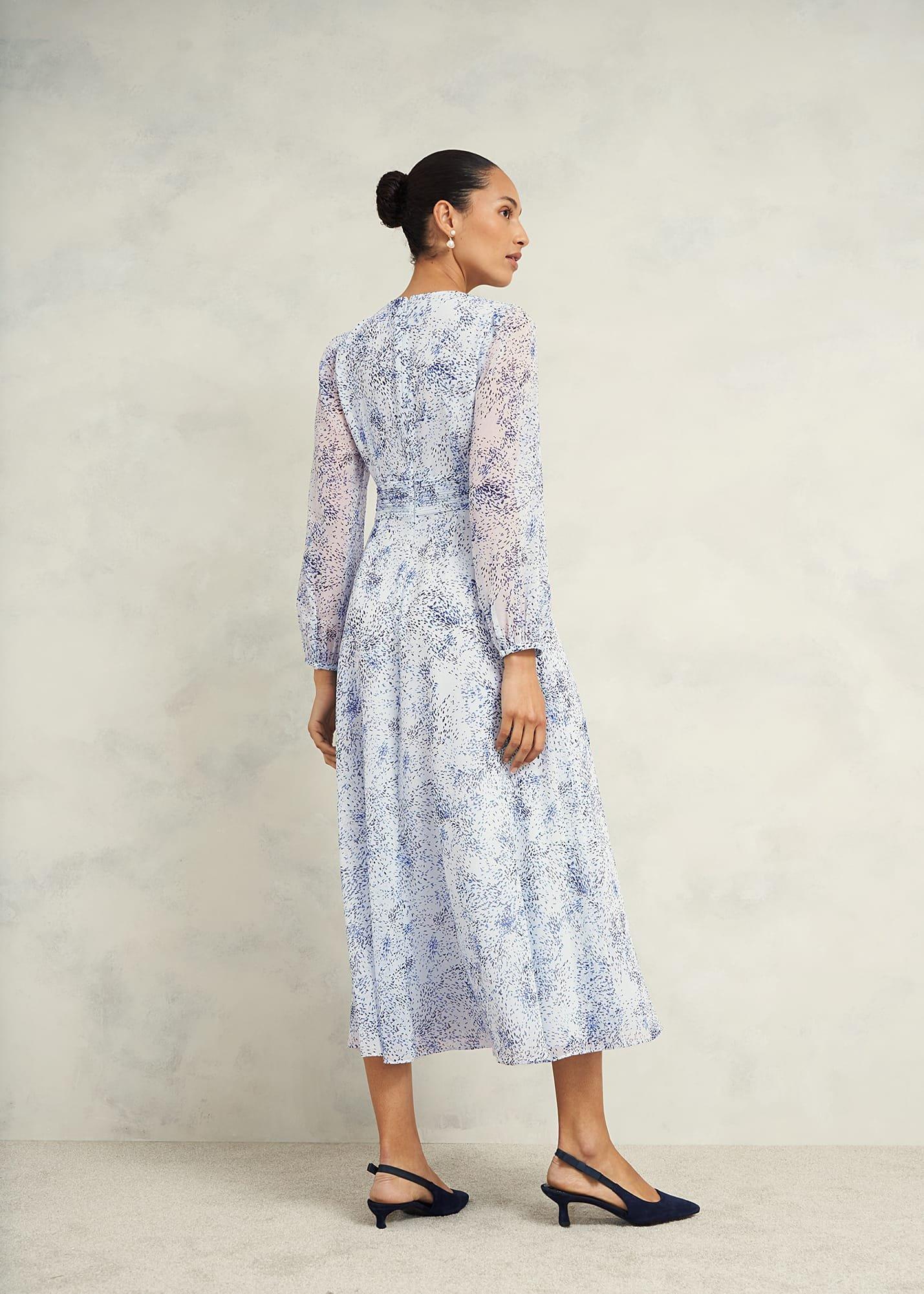 Petite Mariette Dress, Blue Multi, hi-res