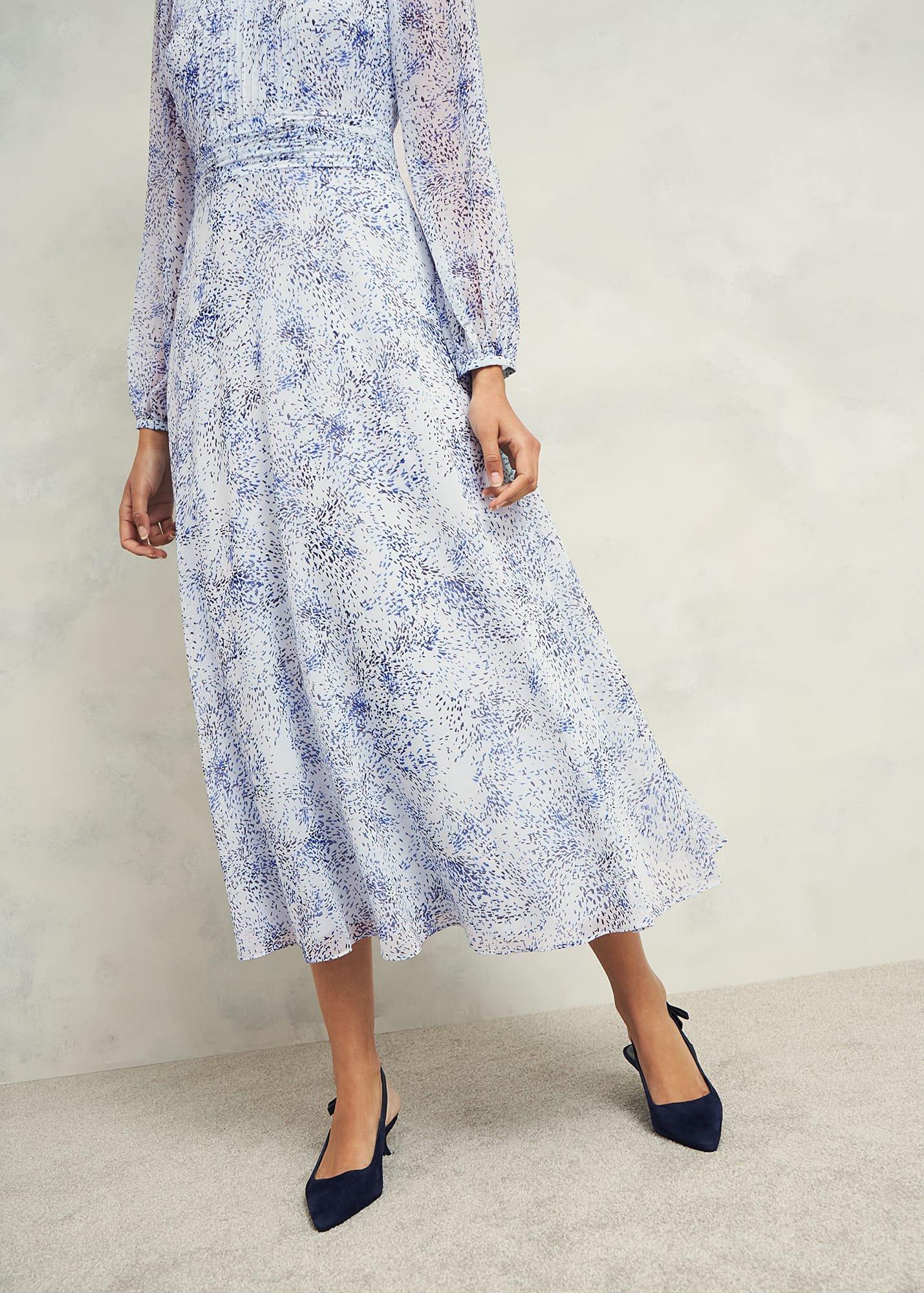 Petite Mariette Dress, Blue Multi, hi-res
