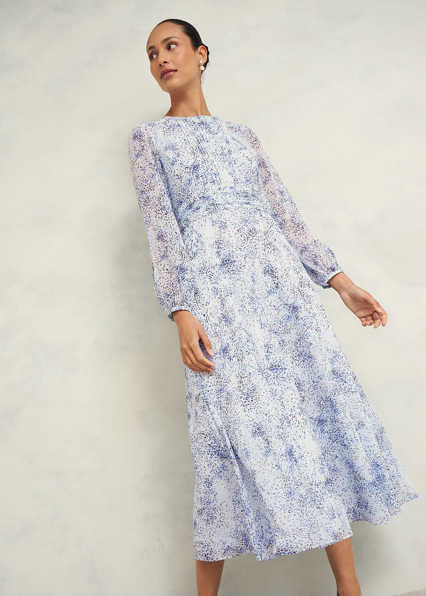 Petite Mariette Dress, Blue Multi, hi-res