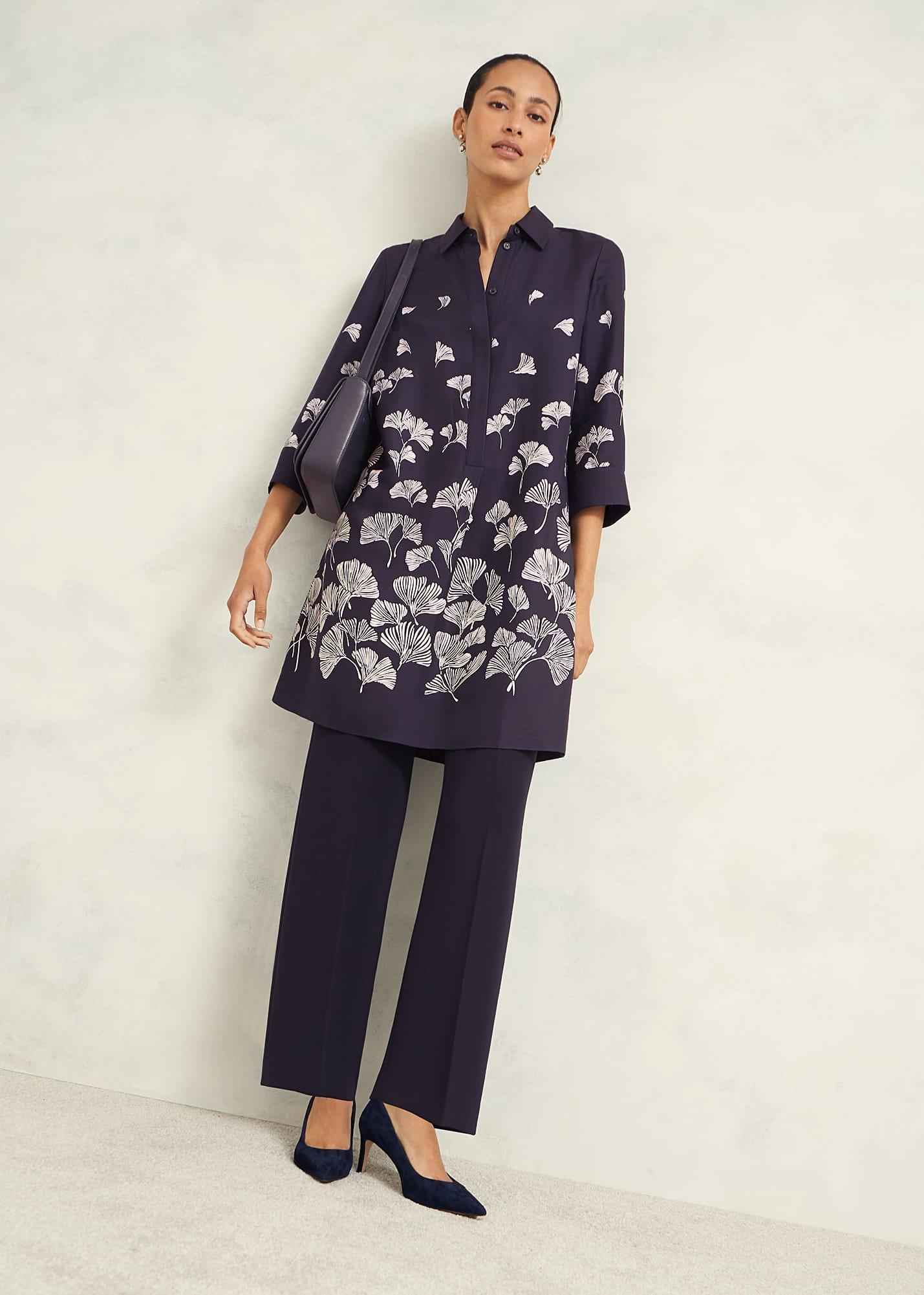 Marci Dress, Navy Multi, hi-res