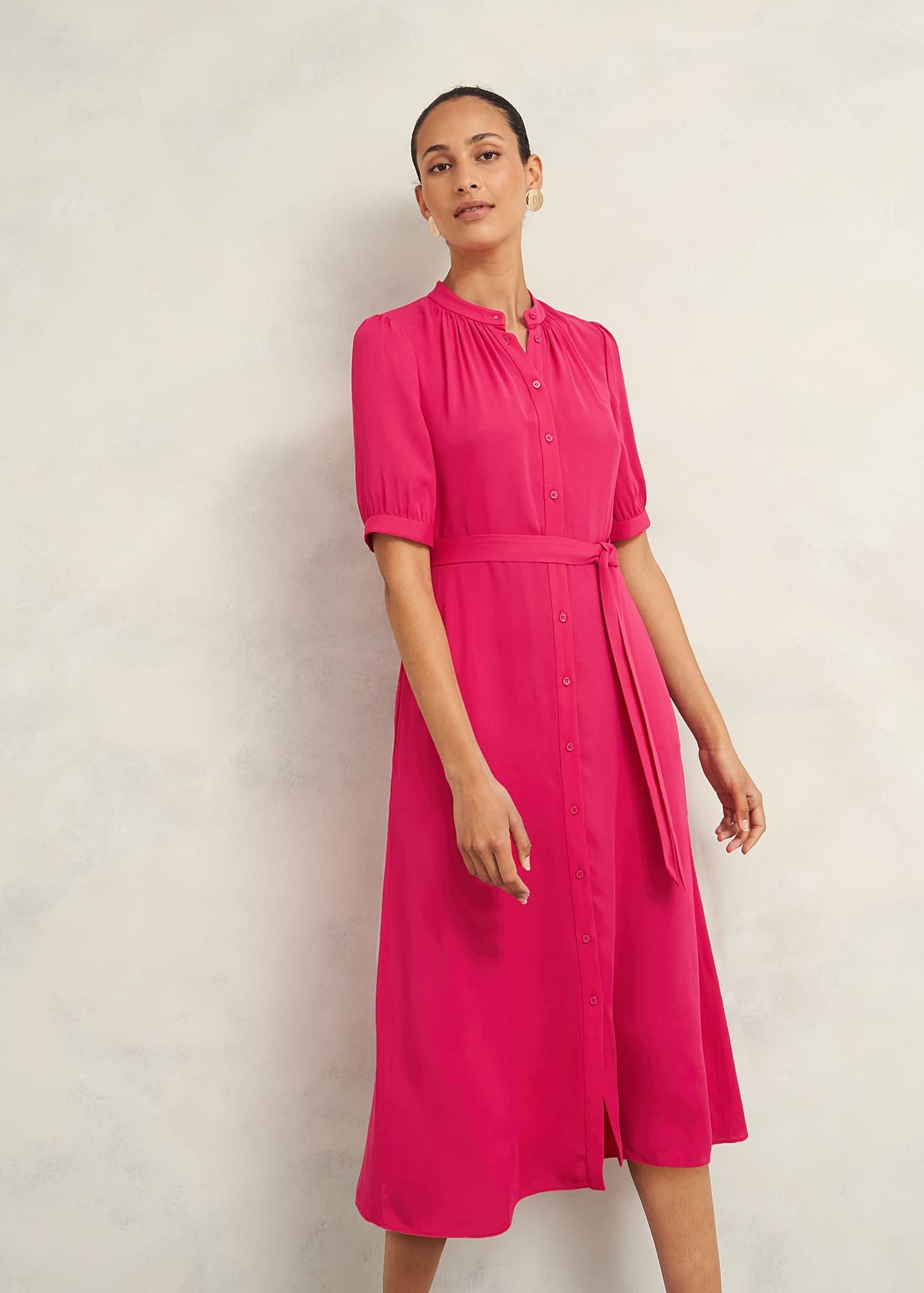 Renee Dress, Zinnia Pink, hi-res