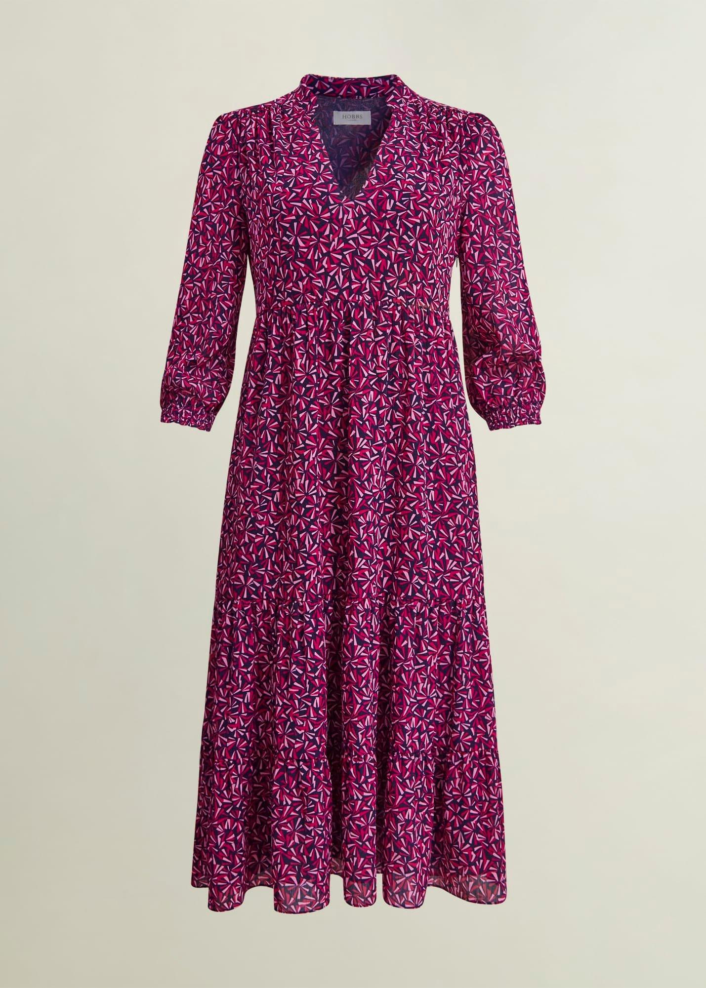 Freda Dress, Navy Multi, hi-res