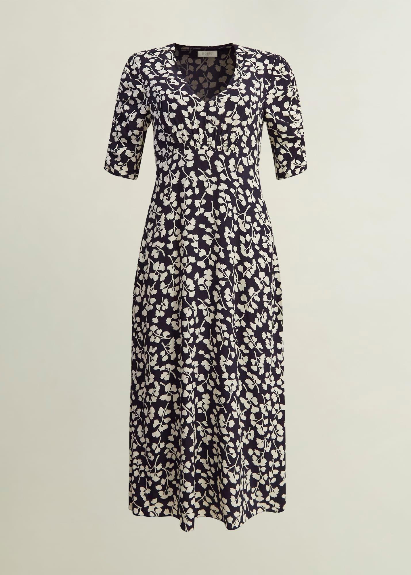 Bonnie Dress, Navy Cream, hi-res