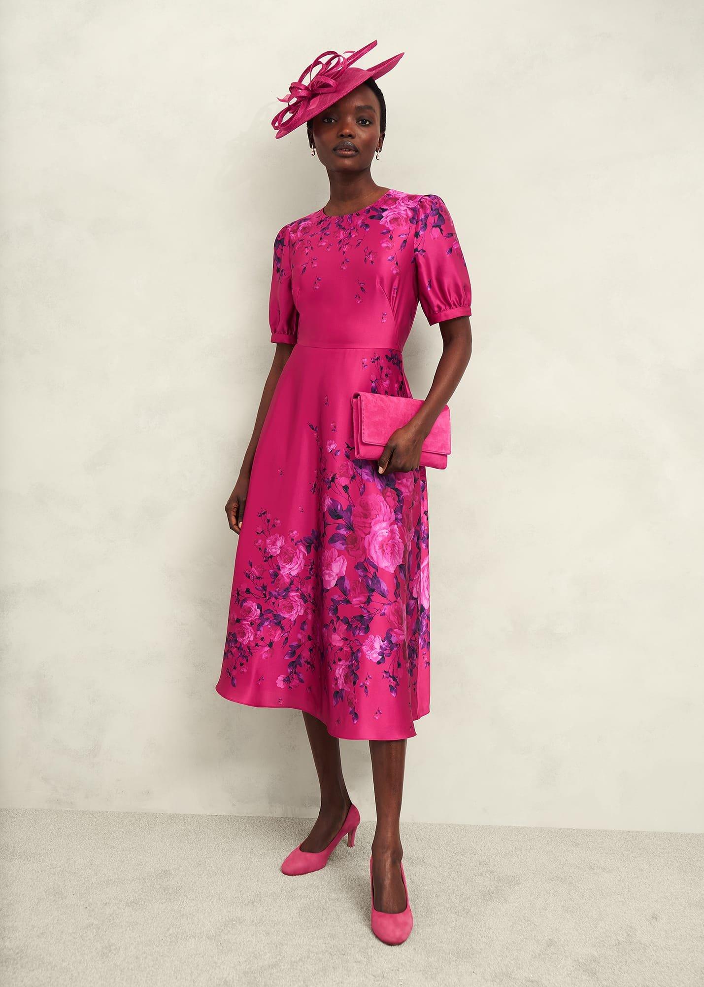 Evangeline Dress, Pink Multi, hi-res