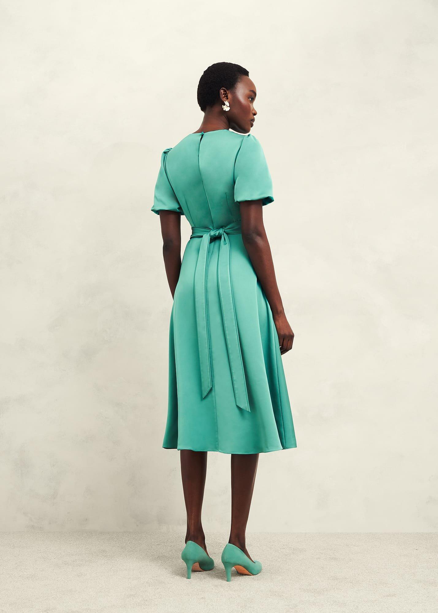 Marea Dress, Deep Aqua Green, hi-res