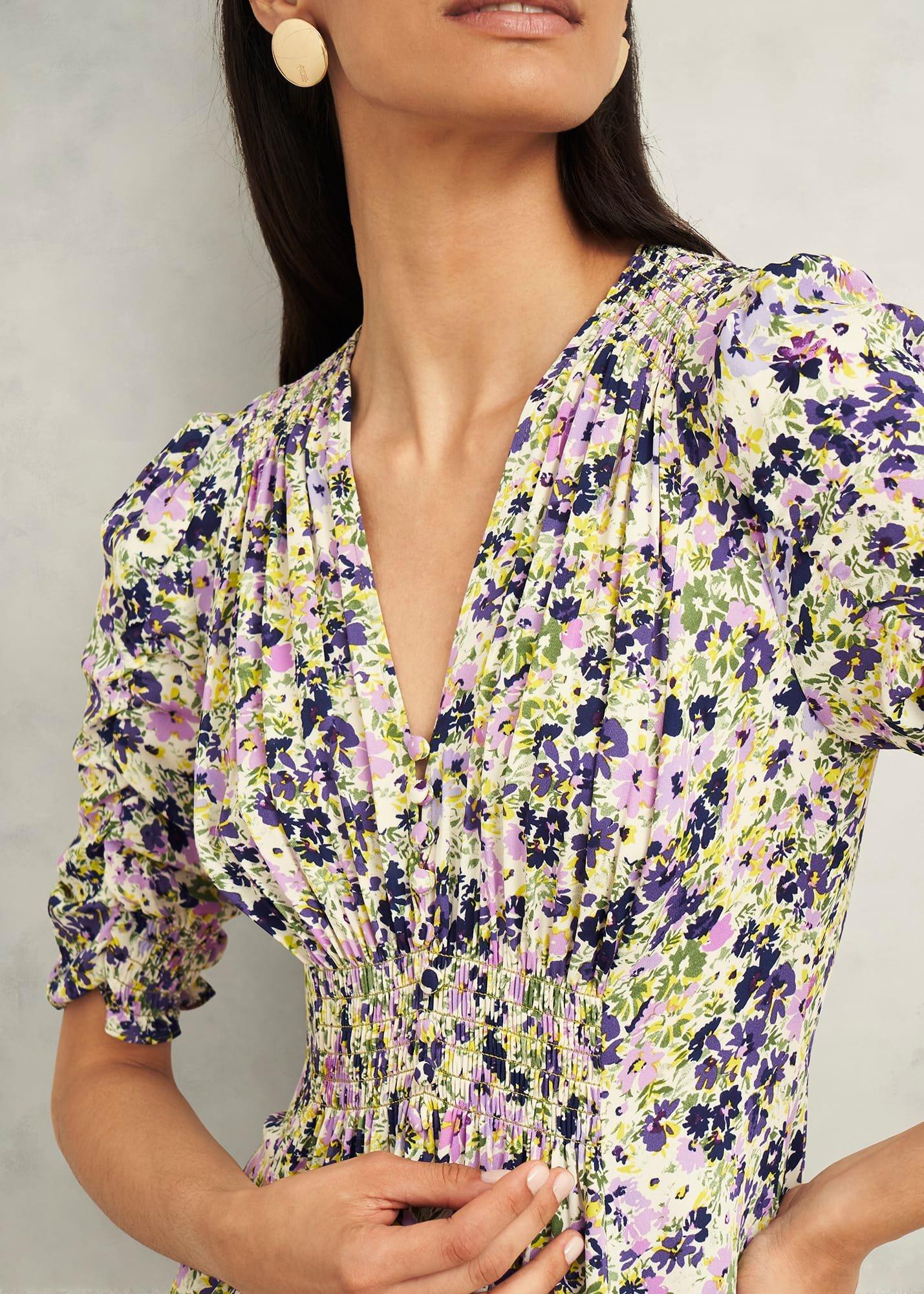 Stowe Dress, Cream Multi, hi-res