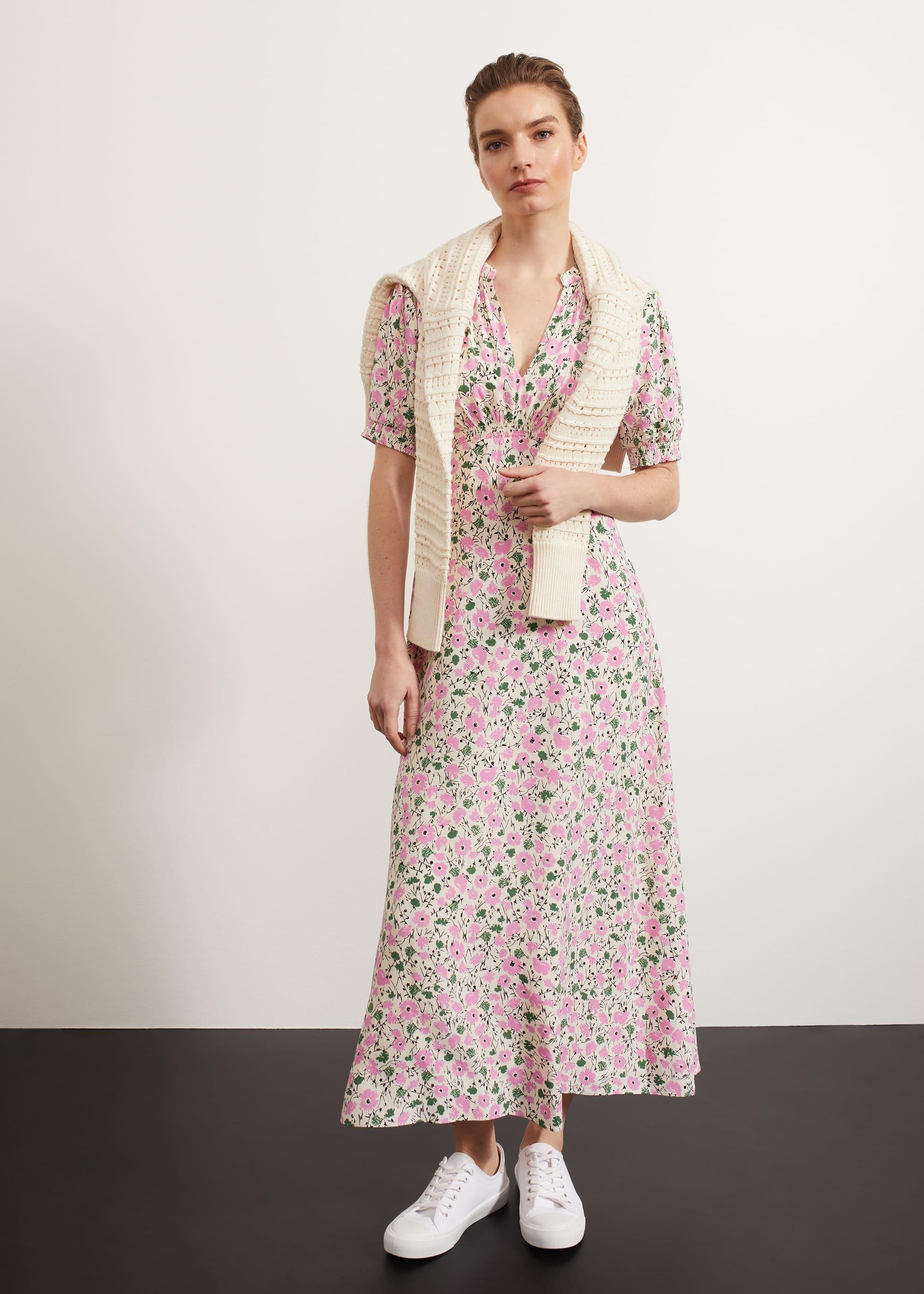 Winsford Dress, Cream Multi, hi-res