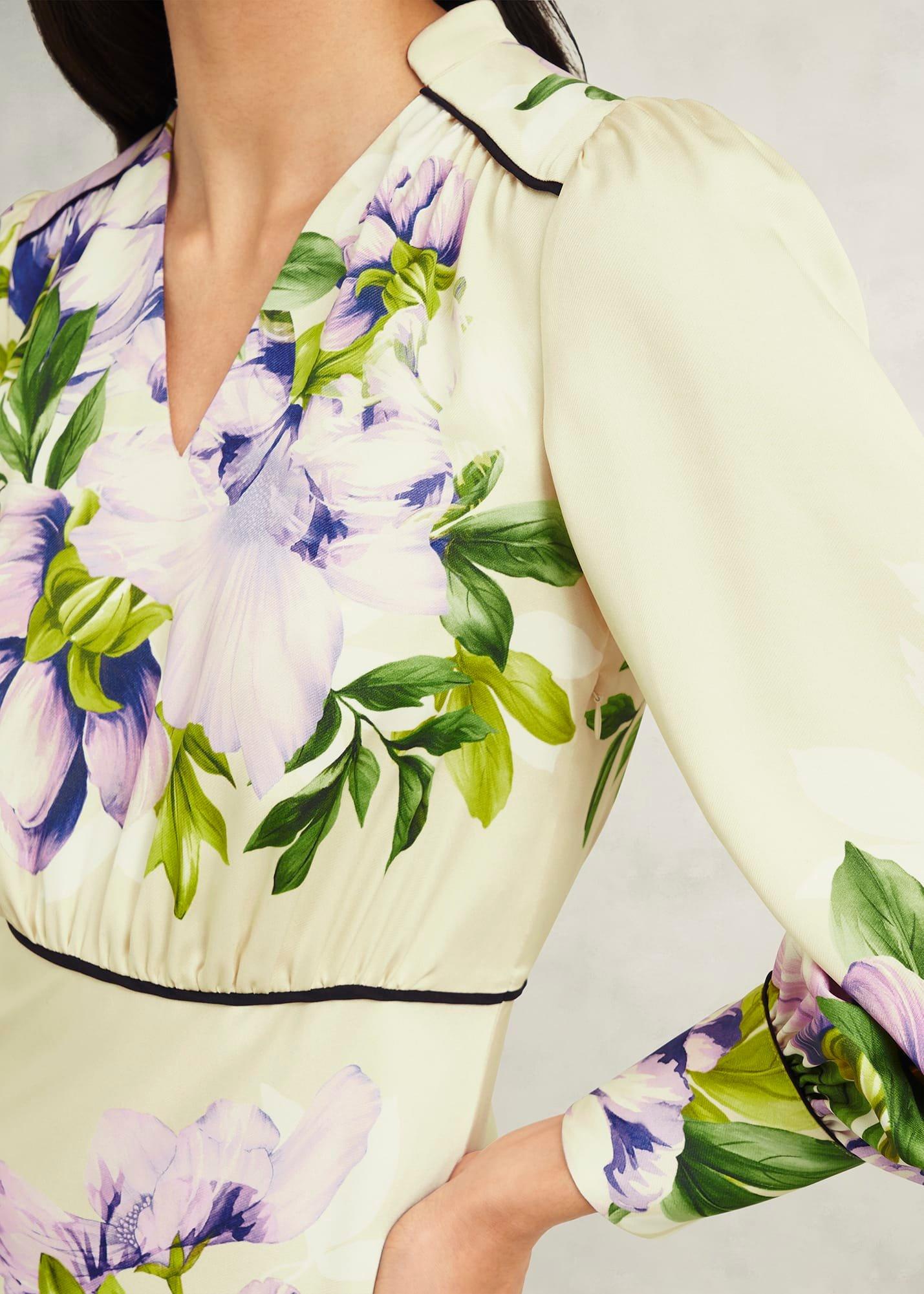 Hidcote Dress, Cream Multi, hi-res