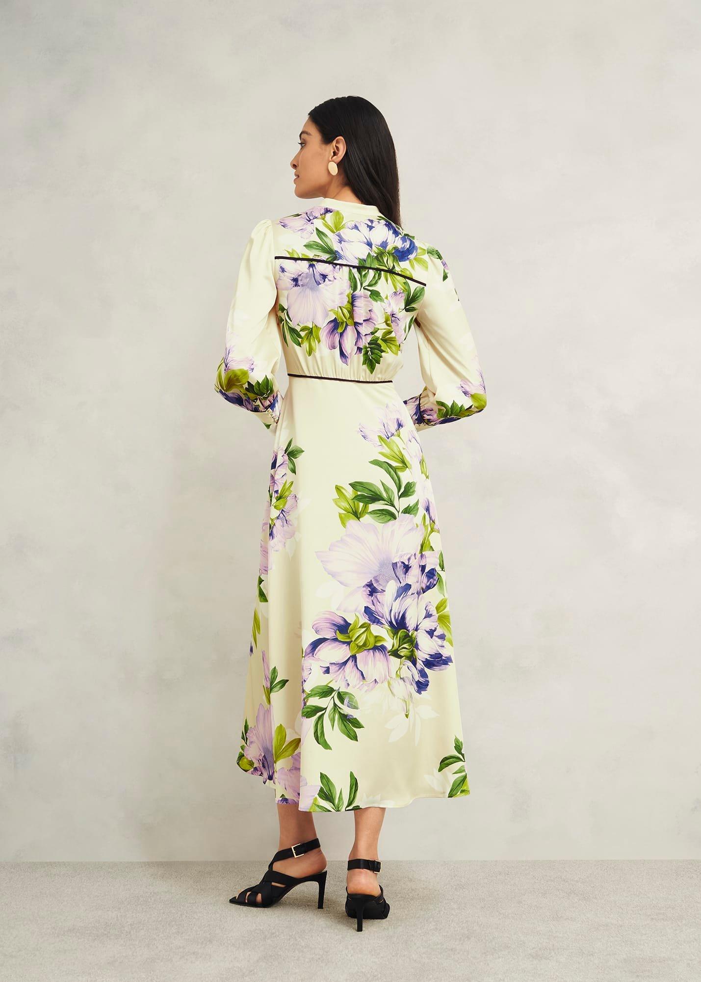 Hidcote Dress, Cream Multi, hi-res