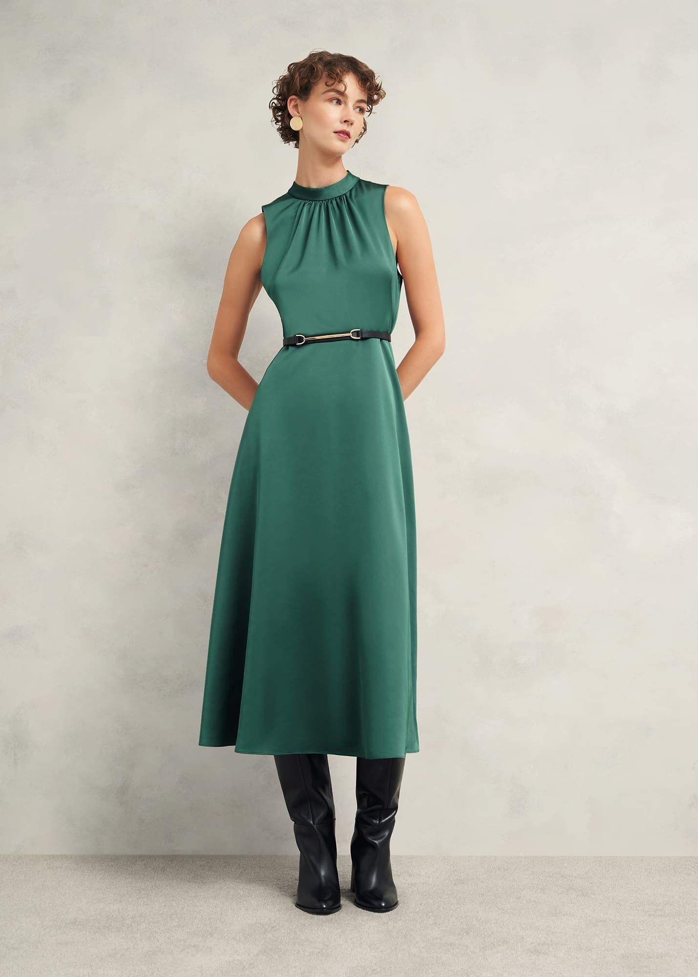 Fairhaven Dress, Foliage Green, hi-res
