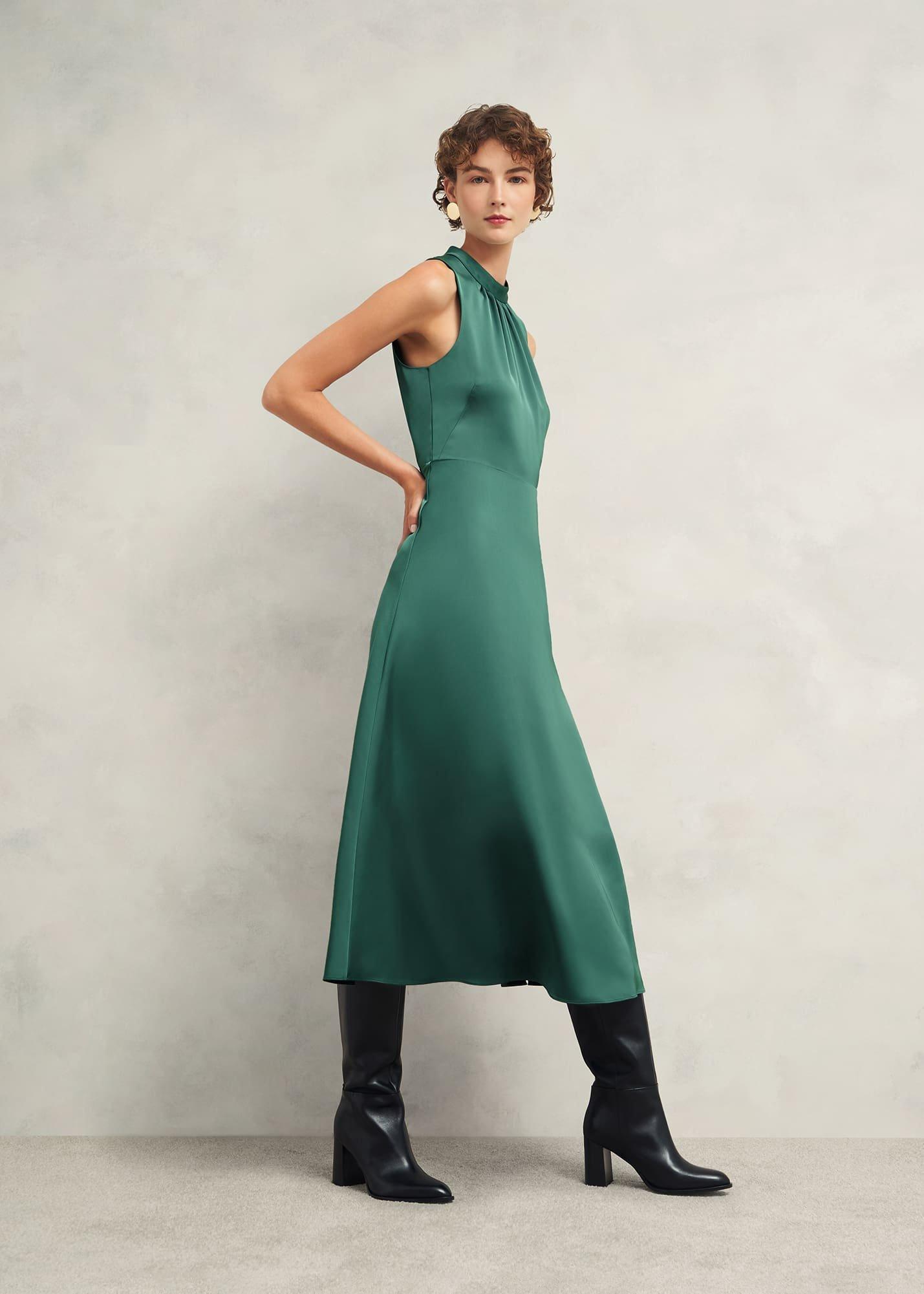Fairhaven Dress, Foliage Green, hi-res