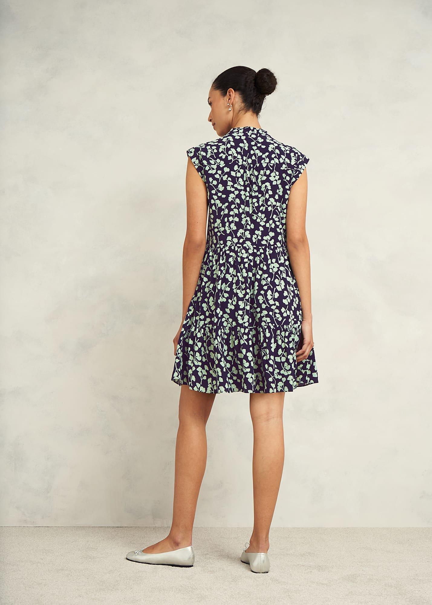 Layla Dress, True Navy Green, hi-res