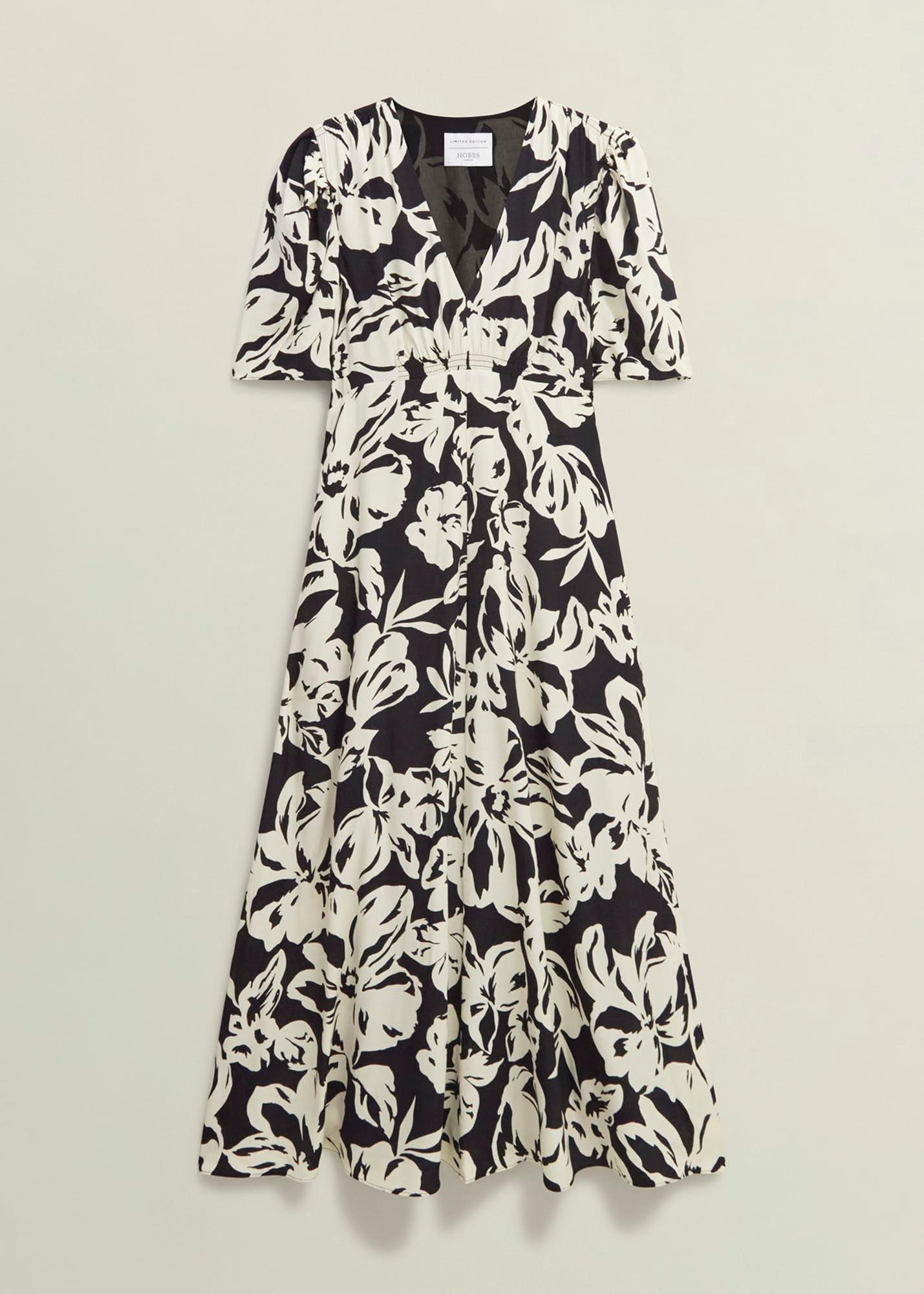 Chiltern Dress, Black Cream, hi-res