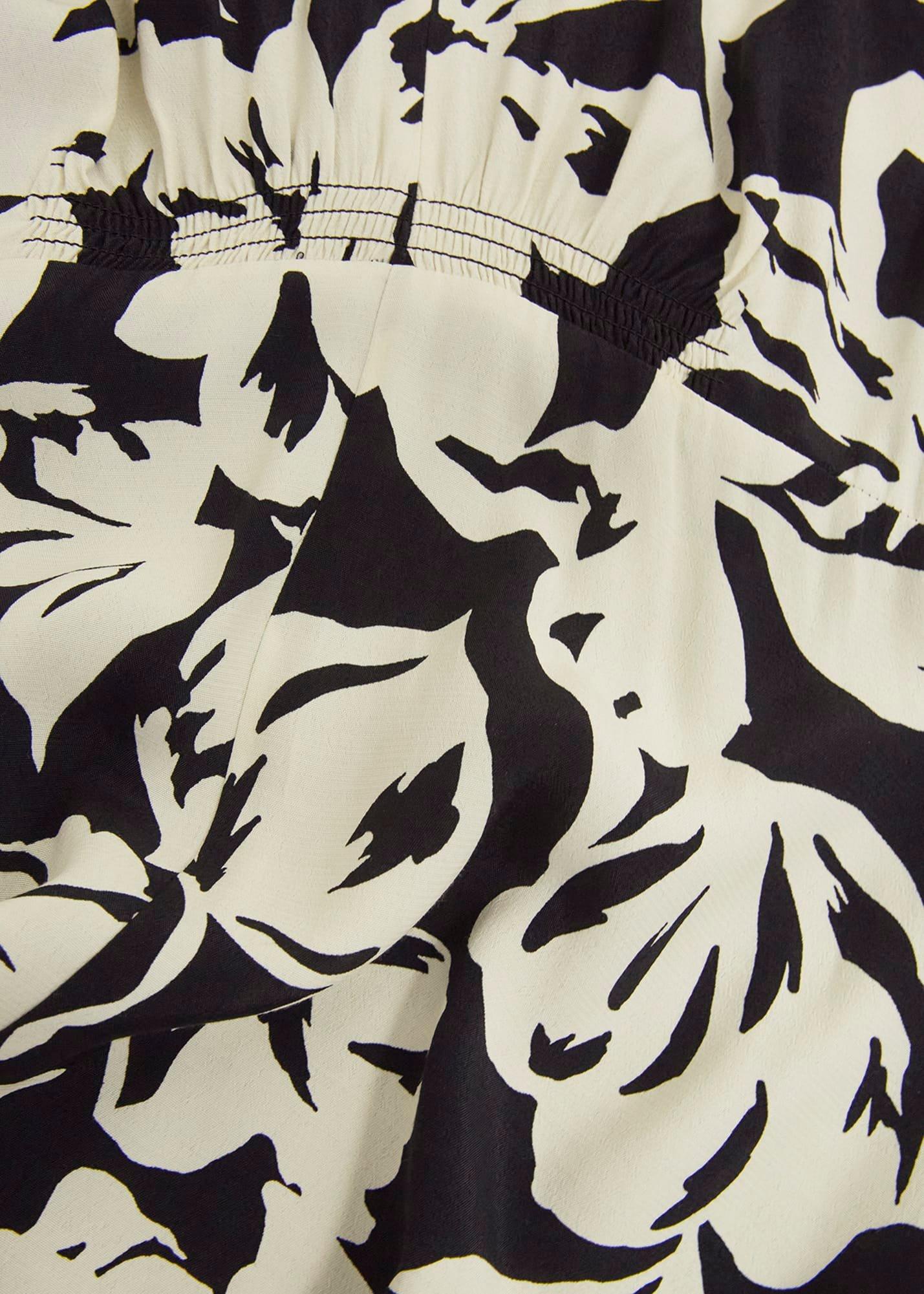 Chiltern Dress, Black Cream, hi-res