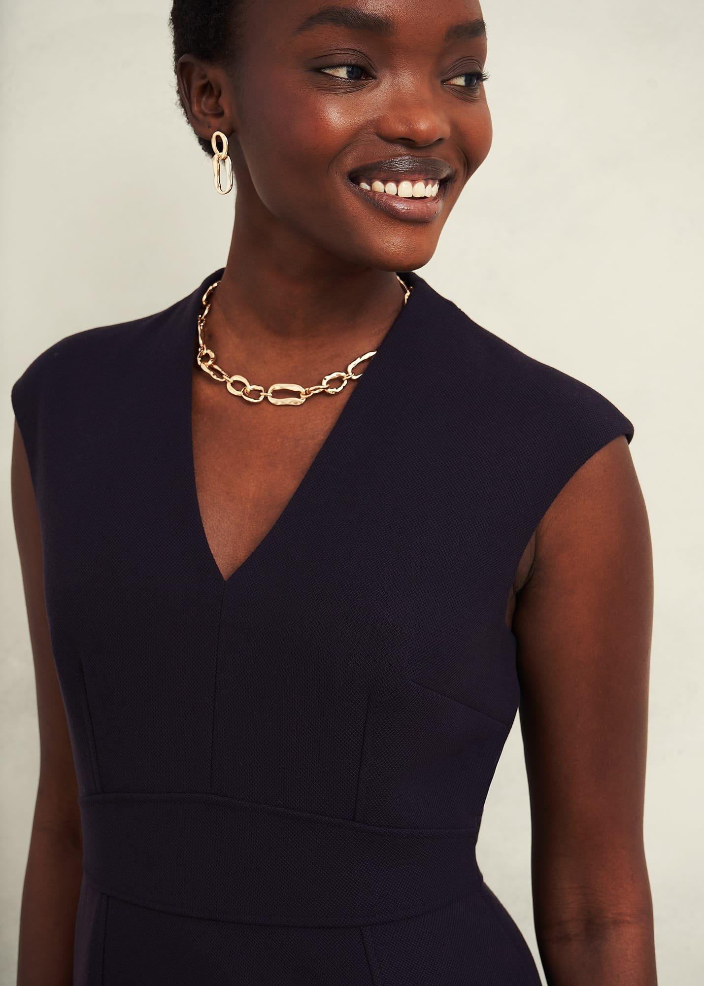 Aly Dress, Navy, hi-res