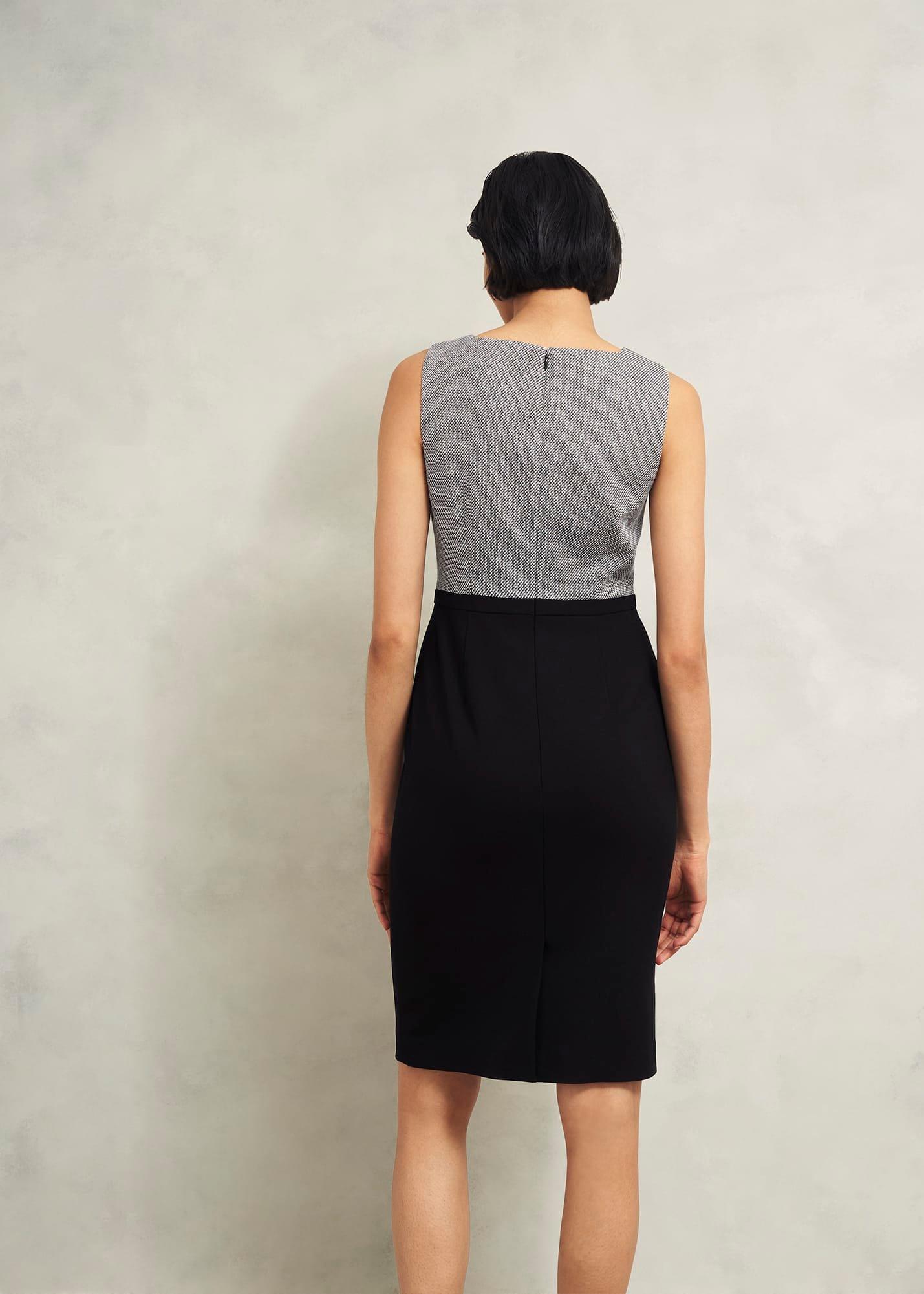 Nyra Dress, Black Ivory, hi-res