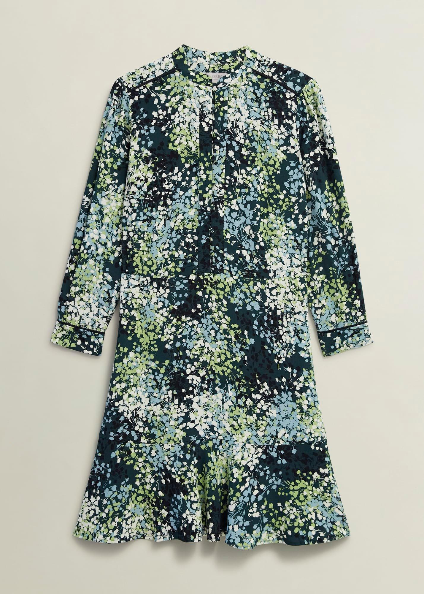 Nelle Dress, Green Multi, hi-res