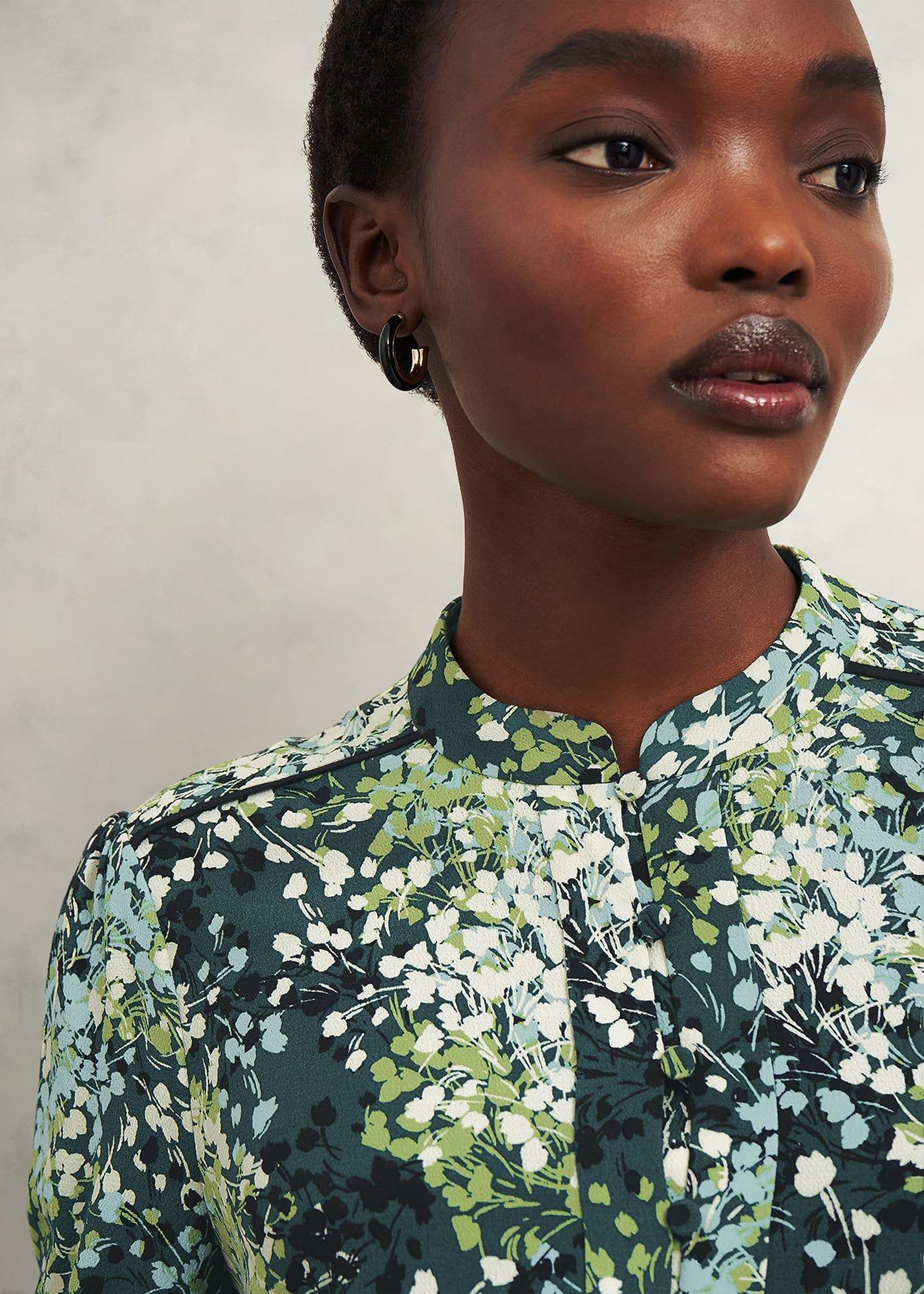 Nelle Dress, Green Multi, hi-res