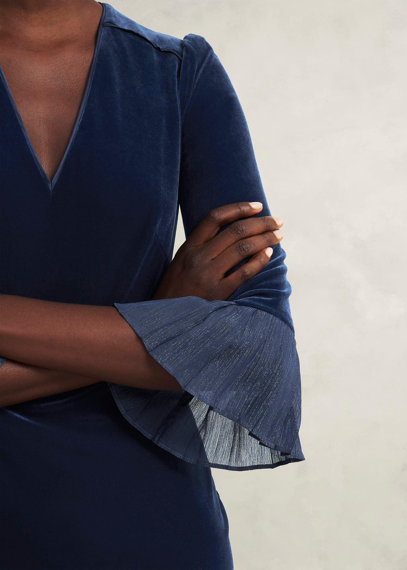 Petite Mary Dress, Riverside Blue, hi-res