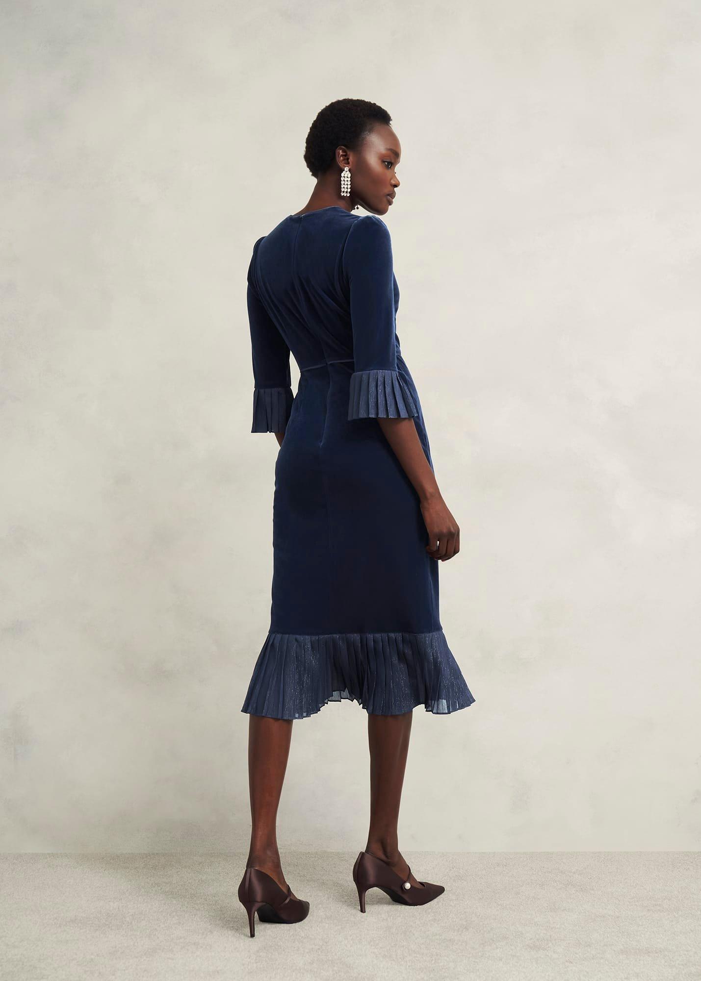 Petite Mary Dress, Riverside Blue, hi-res