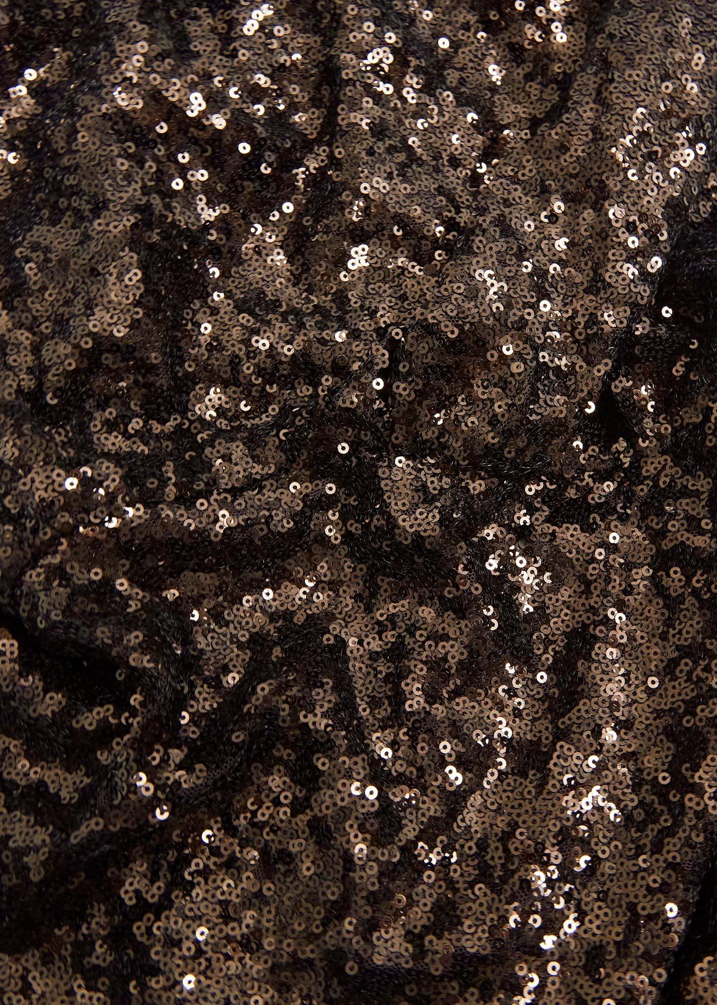 Eltham Sequin Dress, Deep Brown, hi-res